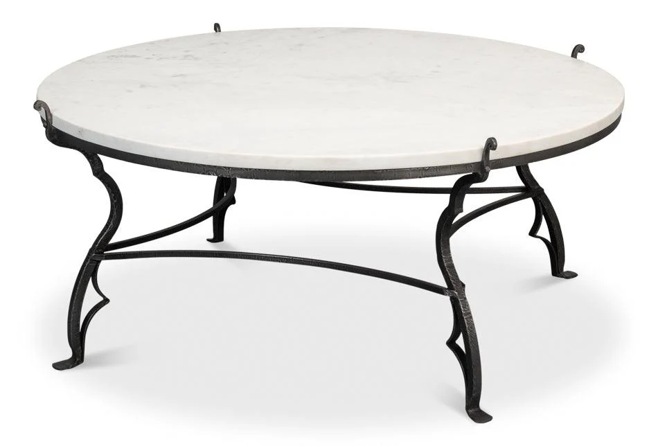 Marylin Coffee Table With Marble Top - Remutear