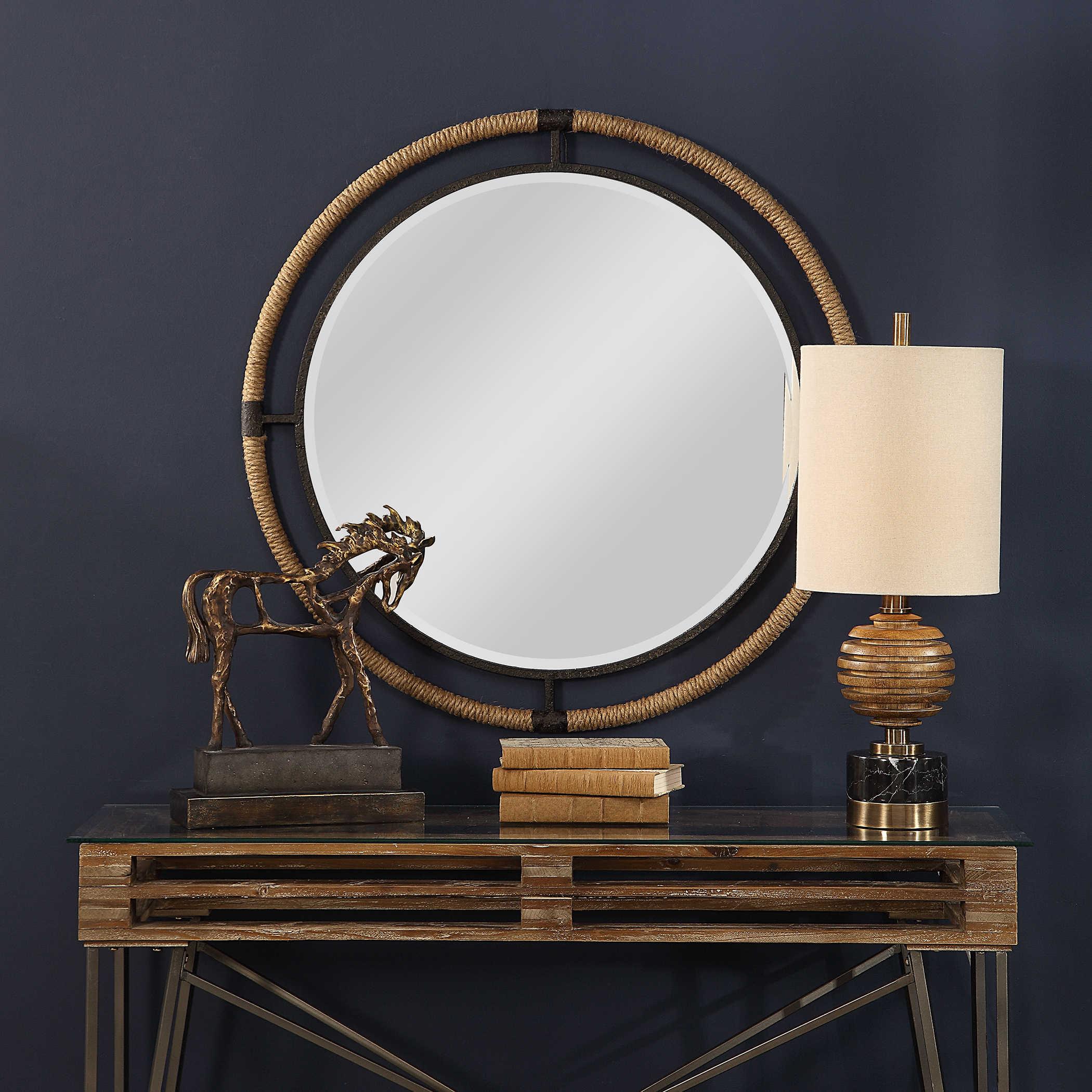 MELVILLE COASTAL ROUND MIRROR - Remutear