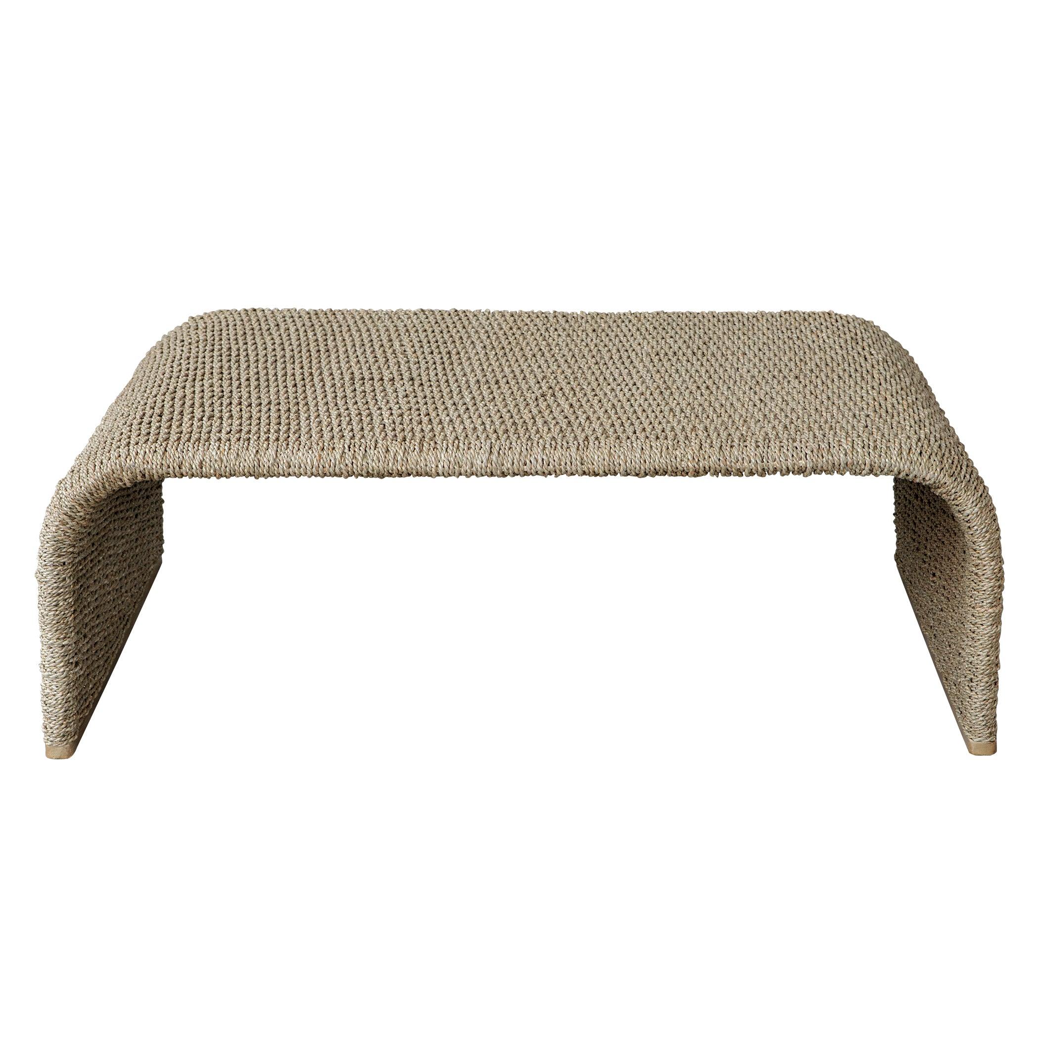 Calabria Woven Seagrass Coffee Table - Remutear