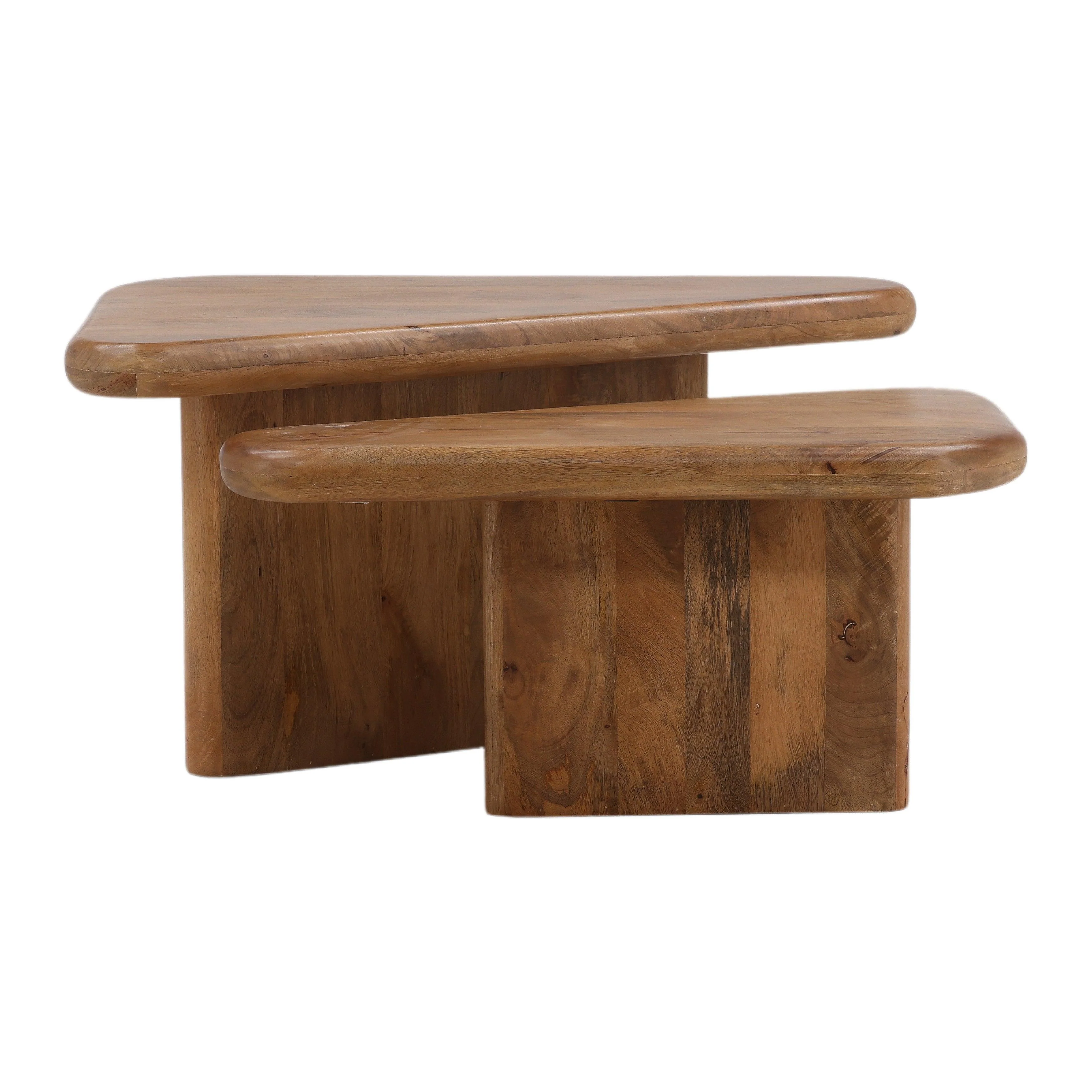 Sasha Coffee Table Set of 2 Brown - Remutear