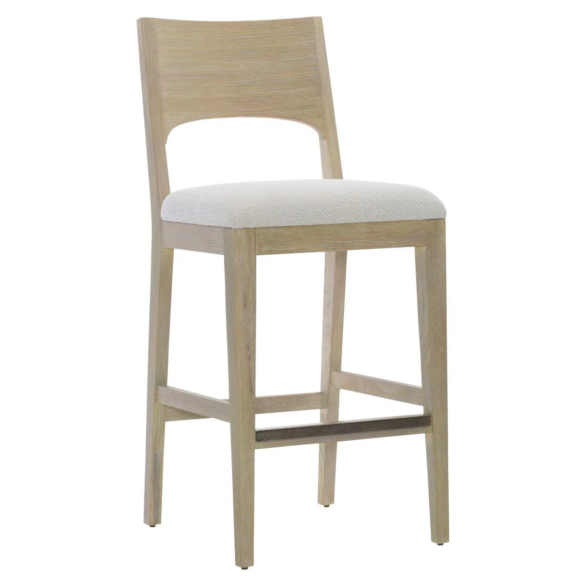 SOLARIA WOOD BACK BAR STOOL IN FABRIC B581 - Remutear