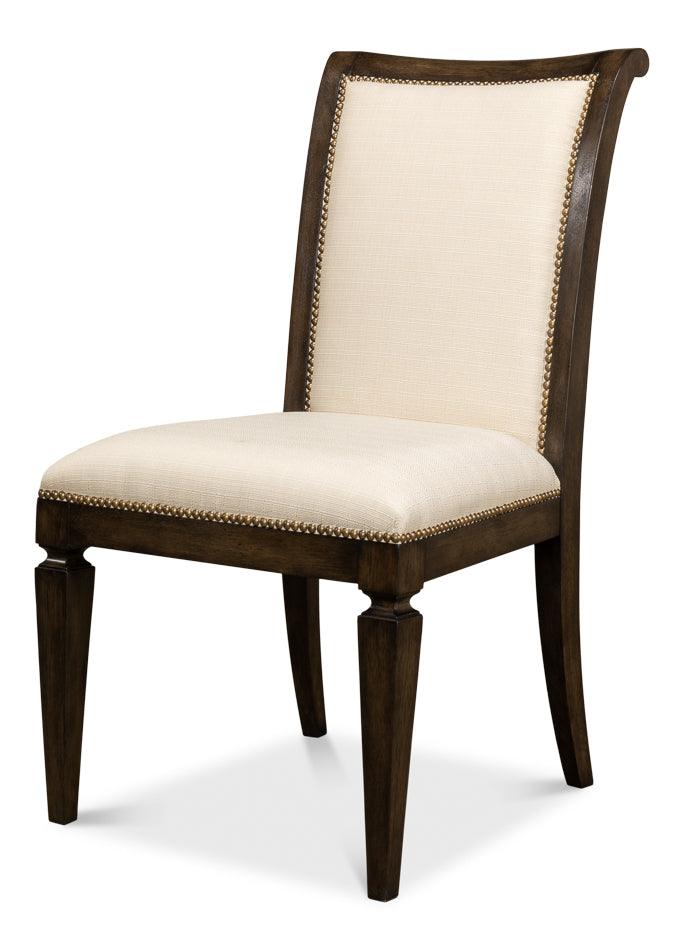 Scroll Back Dining Sd/Chr - Artisan Grey - Set of 2 - Remutear