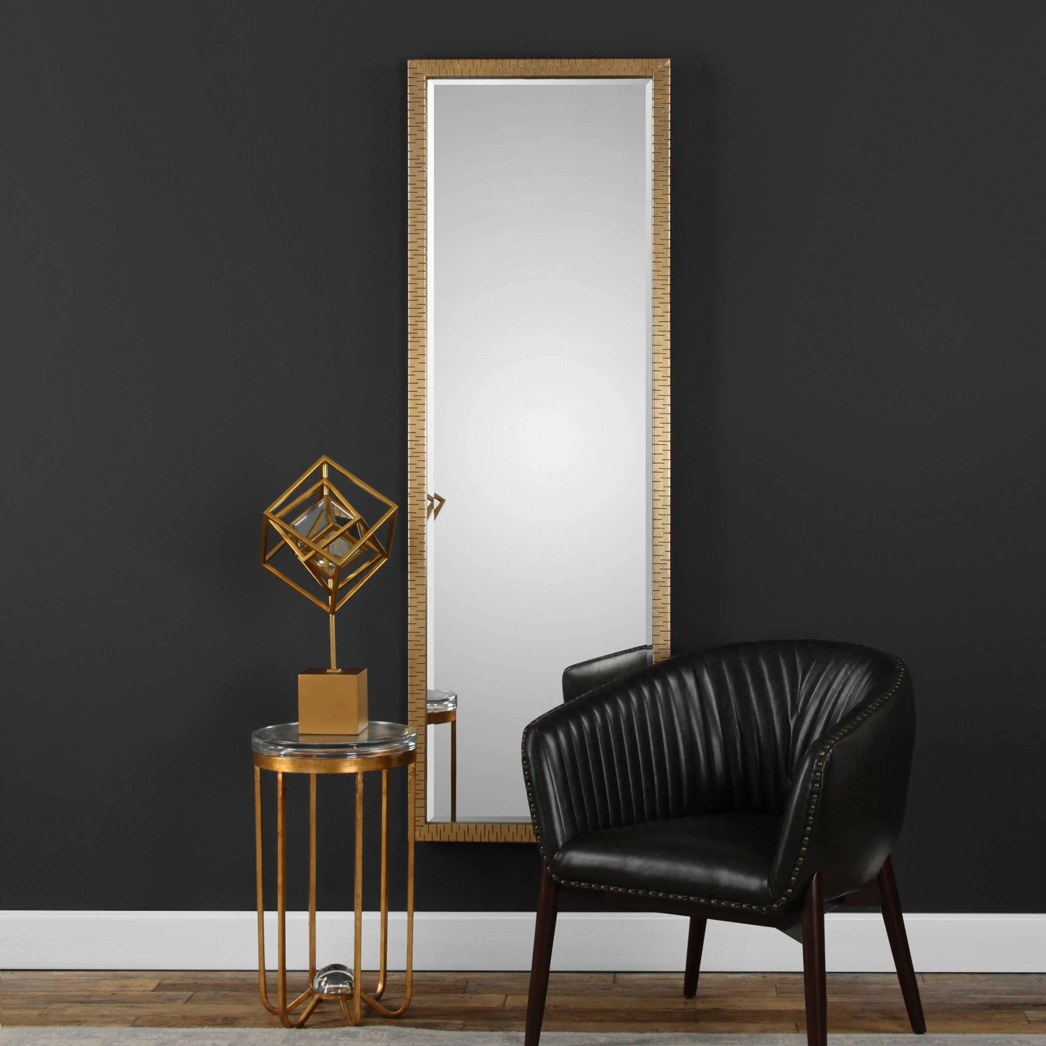 VILMOS METALLIC GOLD MIRROR - Remutear