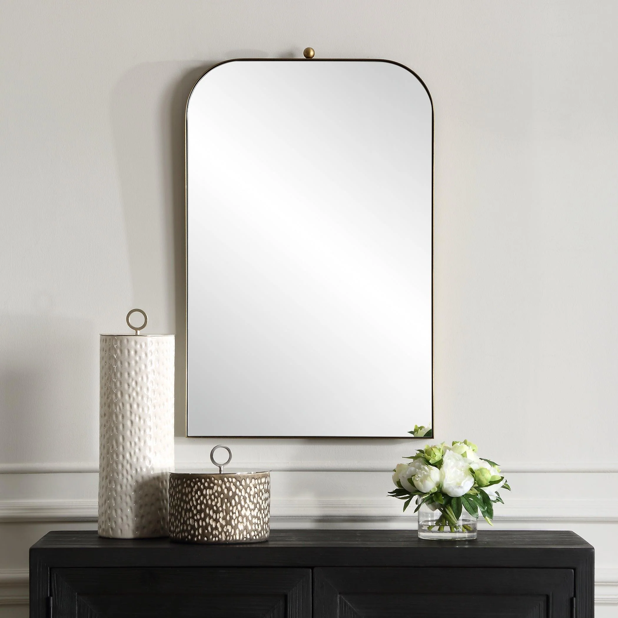 Cassidy Brass Arch Mirror - Remutear