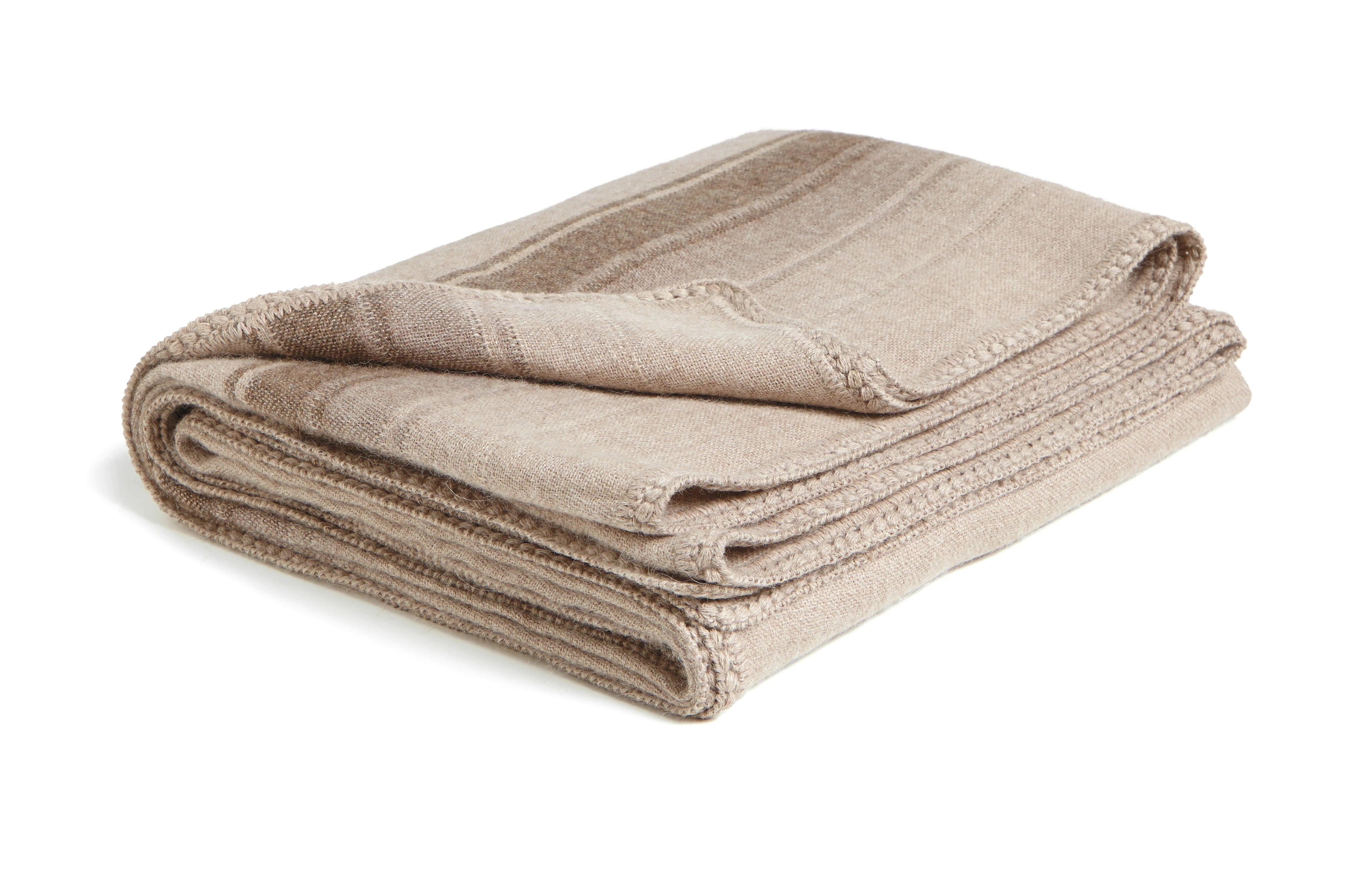 Lines Baby Alpaca Throw - Remutear