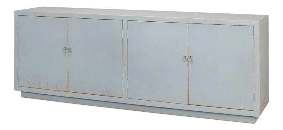 Peyto Four Door Sideboard - Eros Blue - Remutear