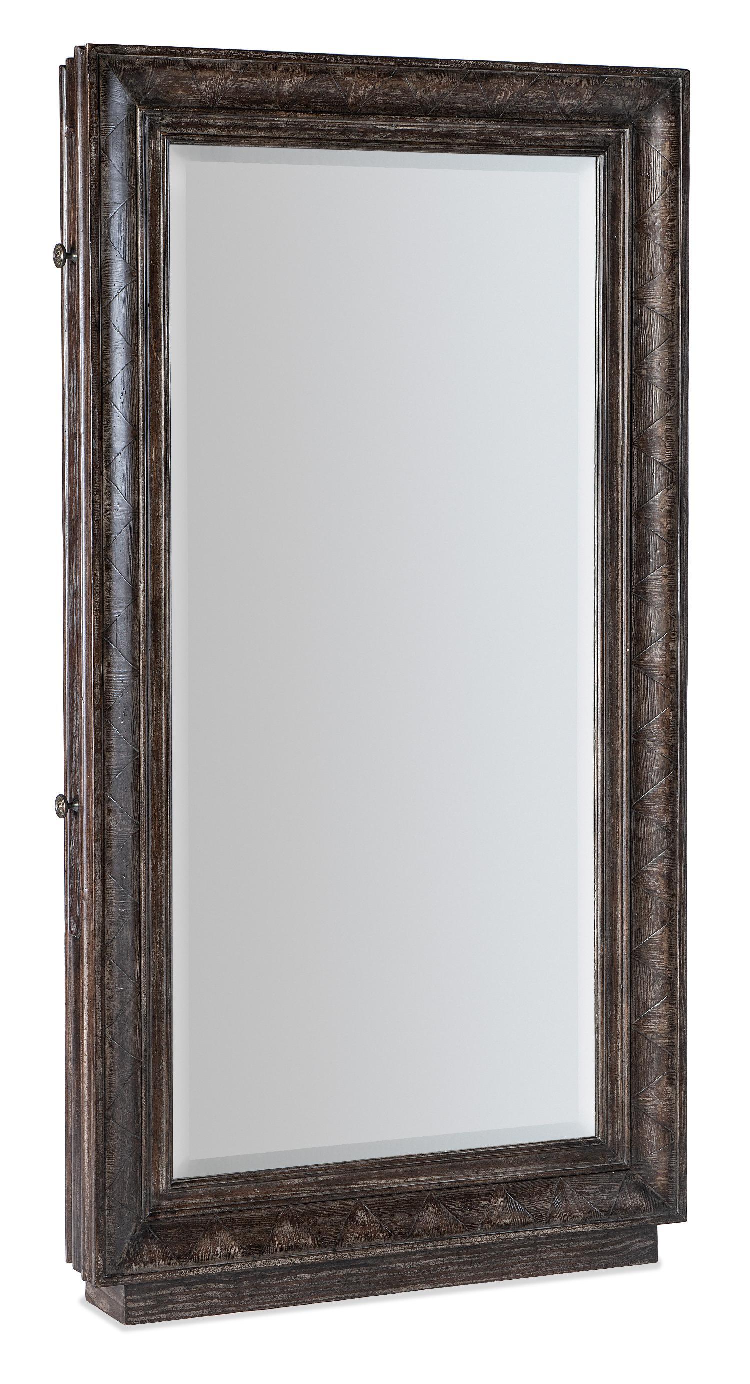 Traditions Floor Mirror withhidden jewelry storage - Remutear