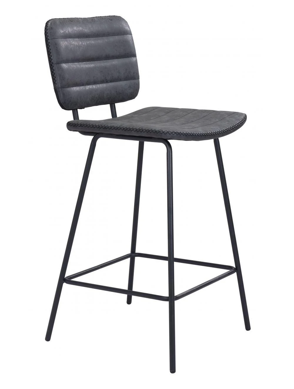 Boston Counter Chair (Set of 2) Vintage Black - Remutear