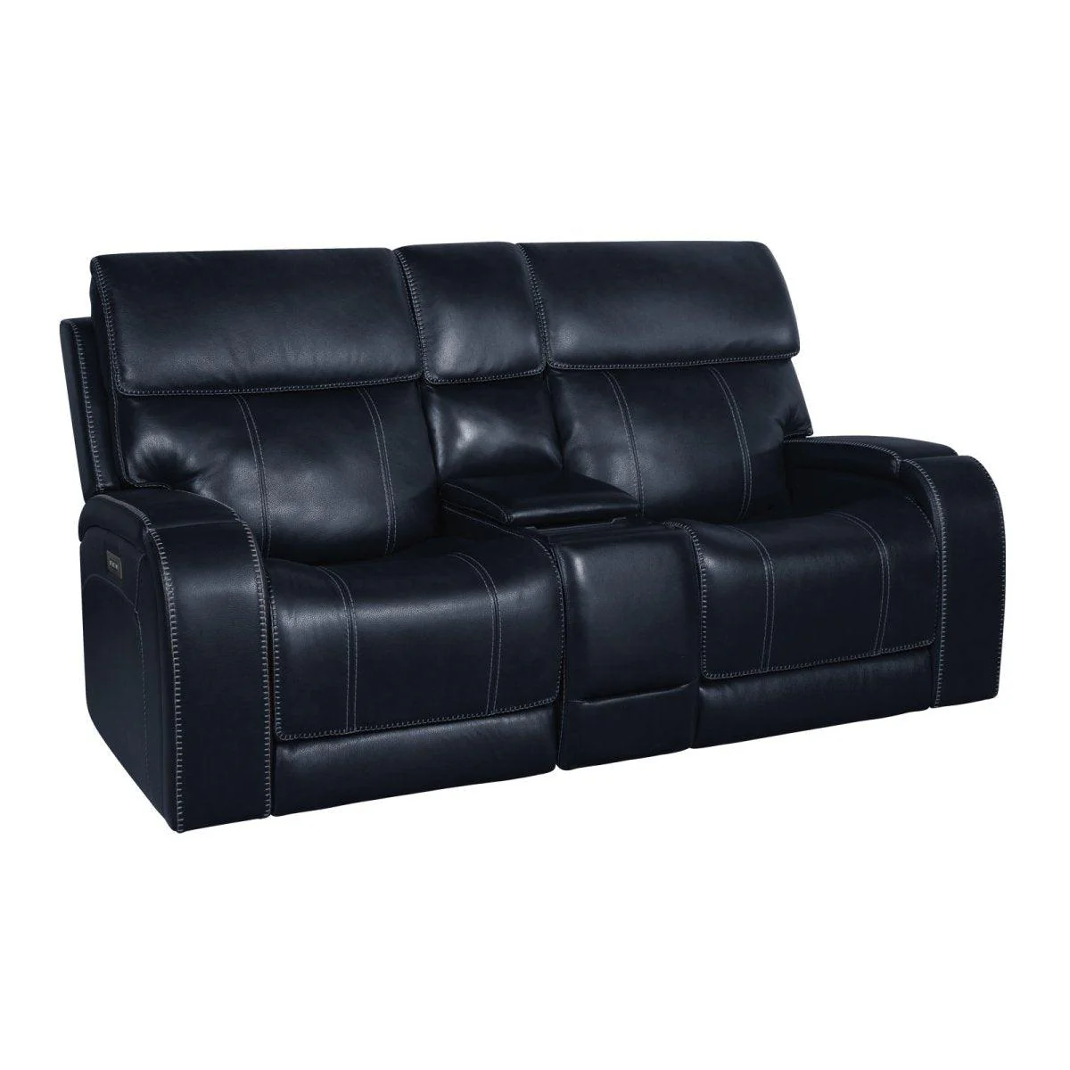 Glenwood Loveseat Console w/Power Recliner - Remutear