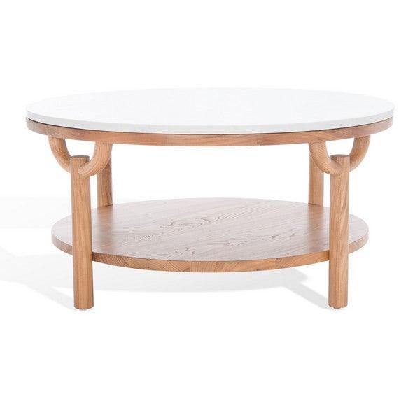 PUCK MARBLE TOP COFFEE TABLE - Remutear