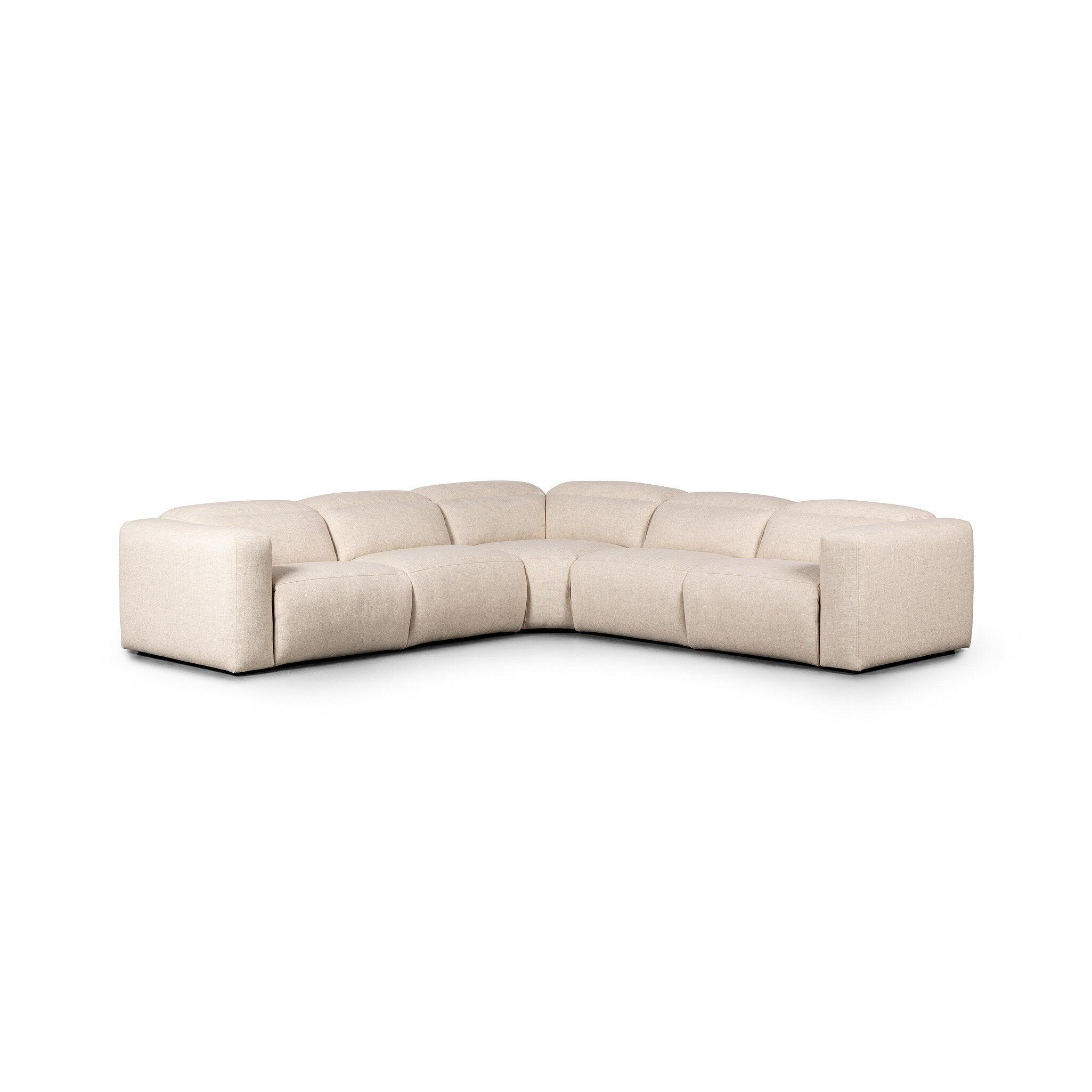 Radley Power Recliner 5-Piece Sectional - Remutear