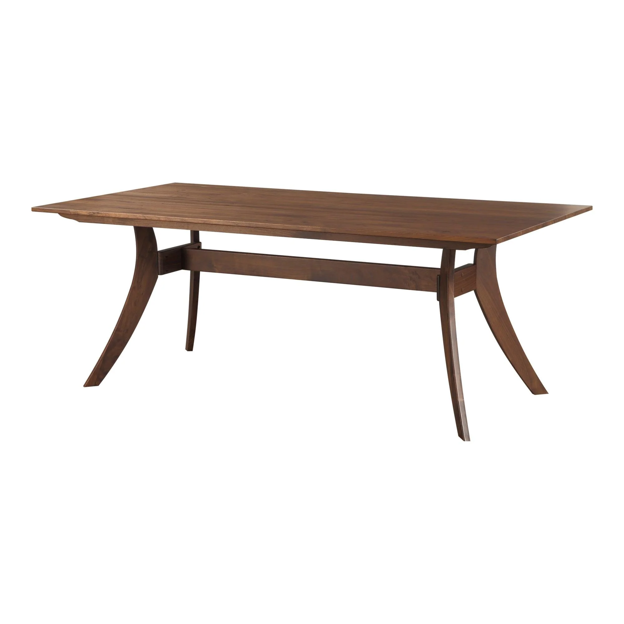 Florence Rectangular Dining Table Small Walnut - Remutear