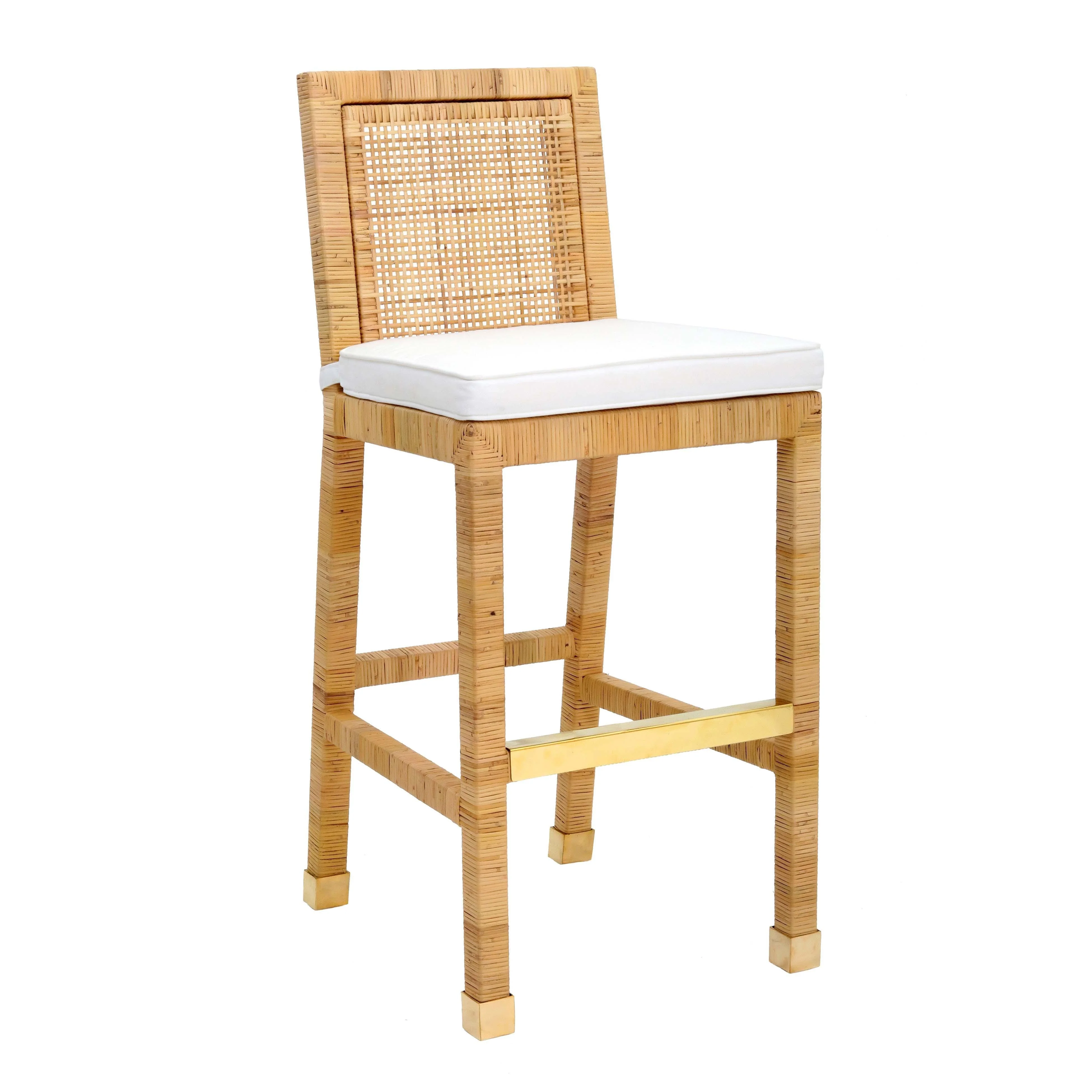Amara Rattan Bar Stool - Remutear