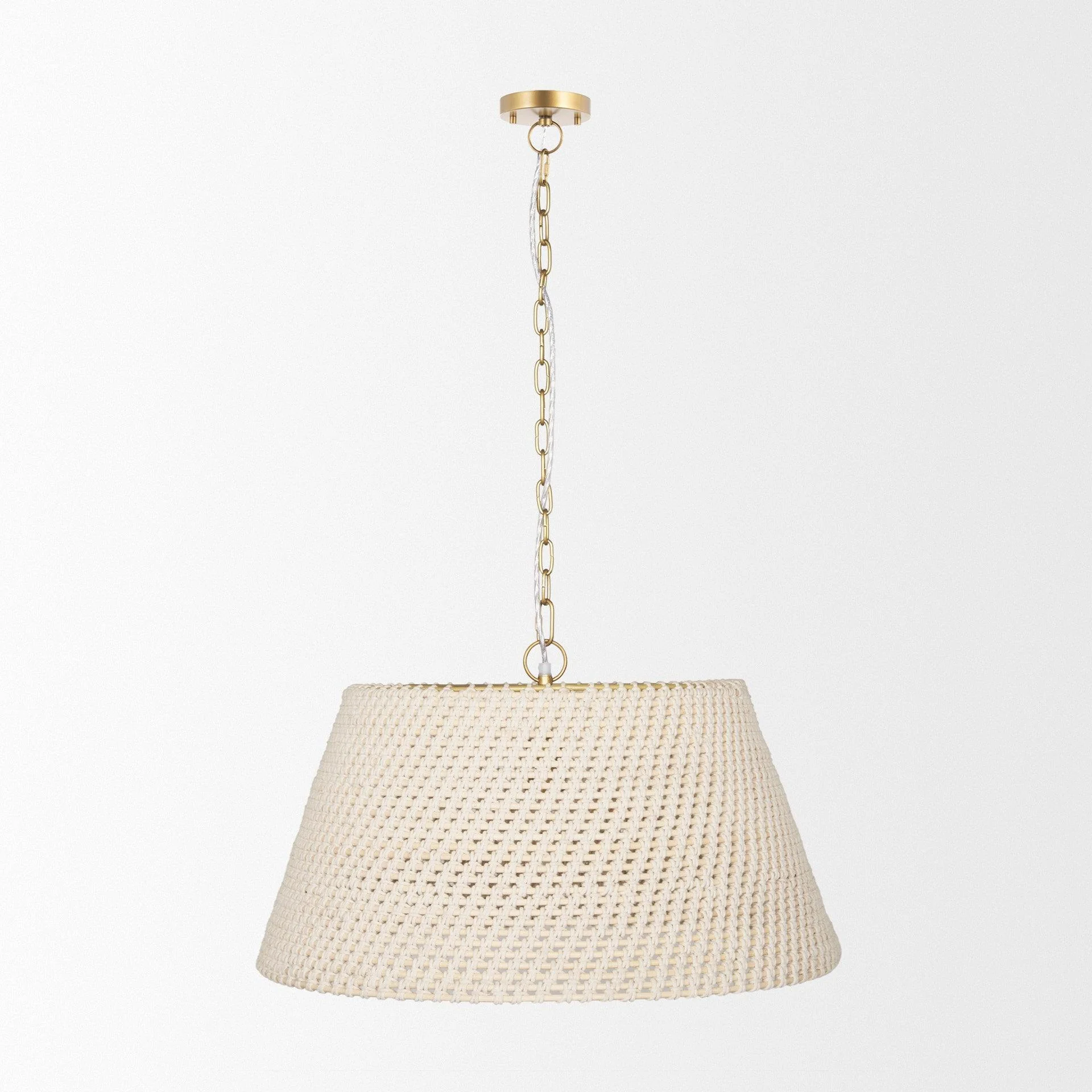 Tosha 1-Light Drum Pendant - Remutear