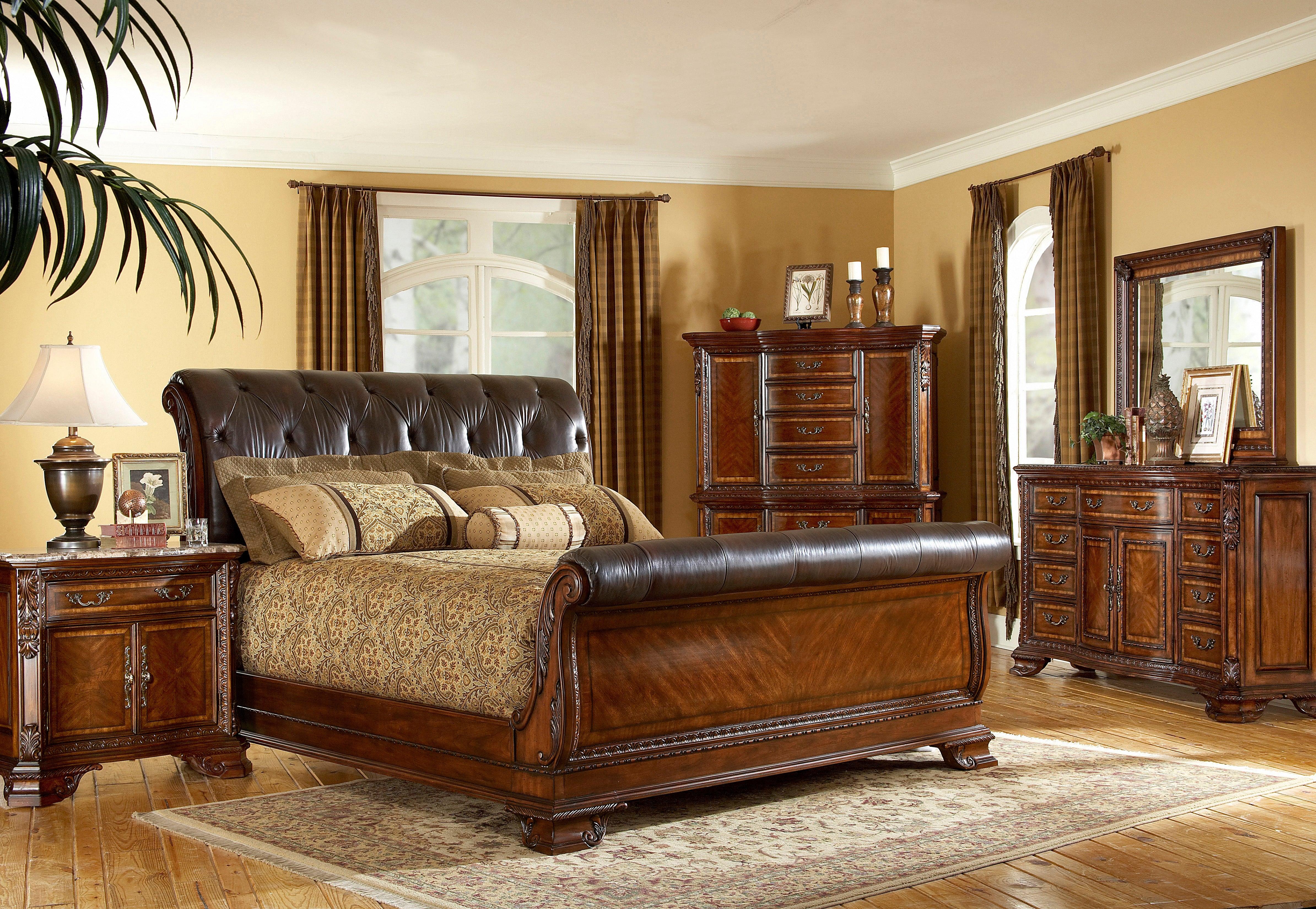 Old World Marble Top Nightstand - Remutear