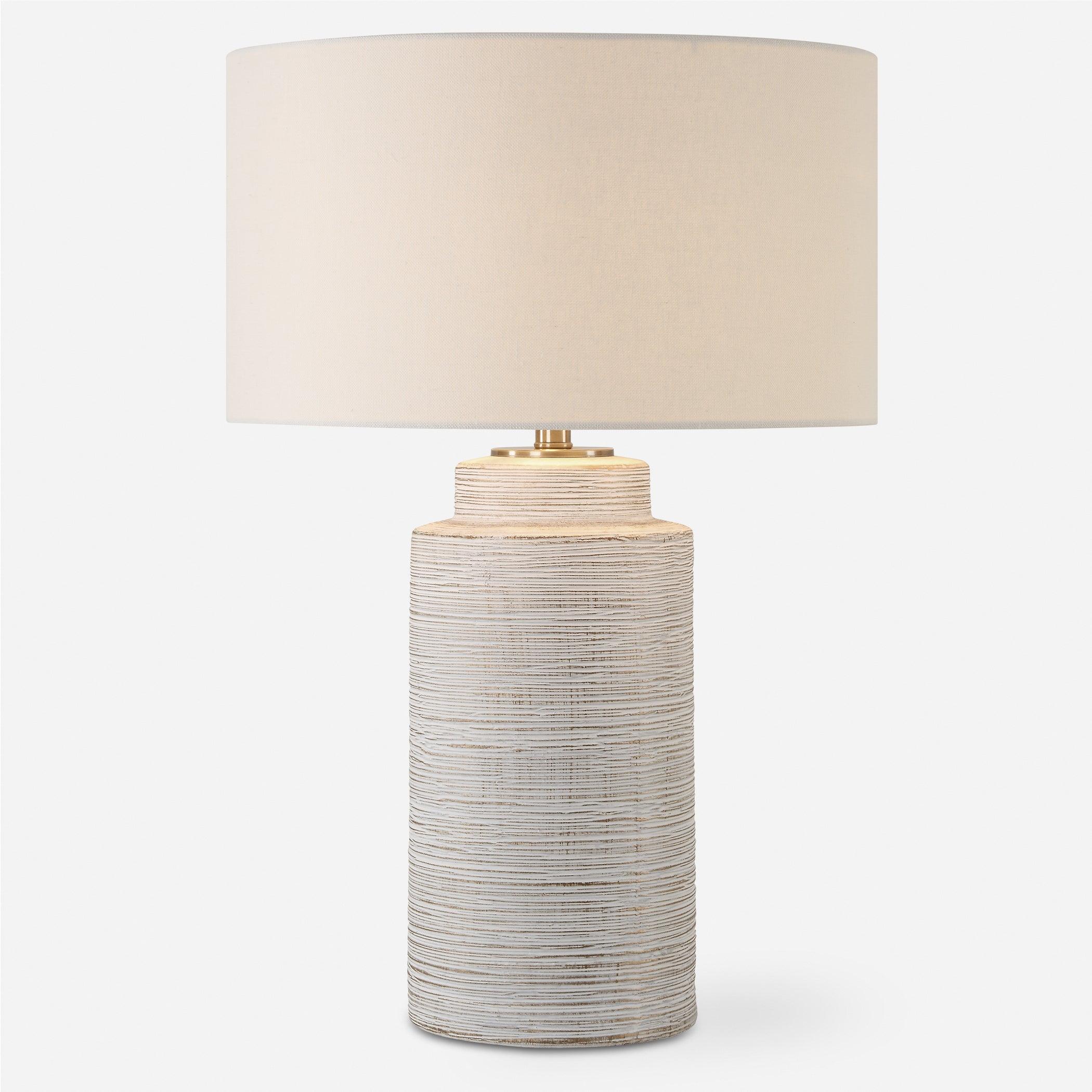 Crimp Ribbed Table Lamp - Remutear
