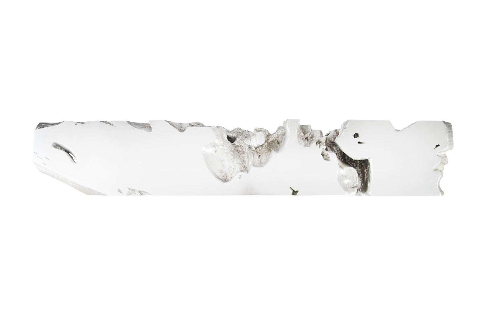 Freeform Console Table, Gel Coat White, LG - Remutear