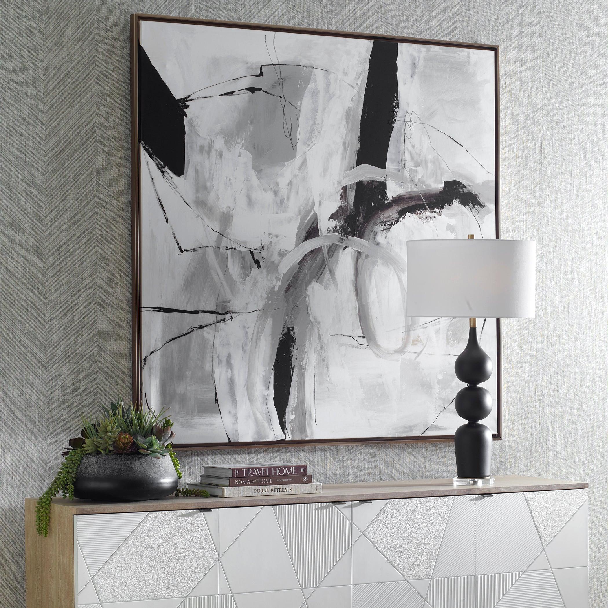 Looping Eternity Framed Abstract Art - Remutear