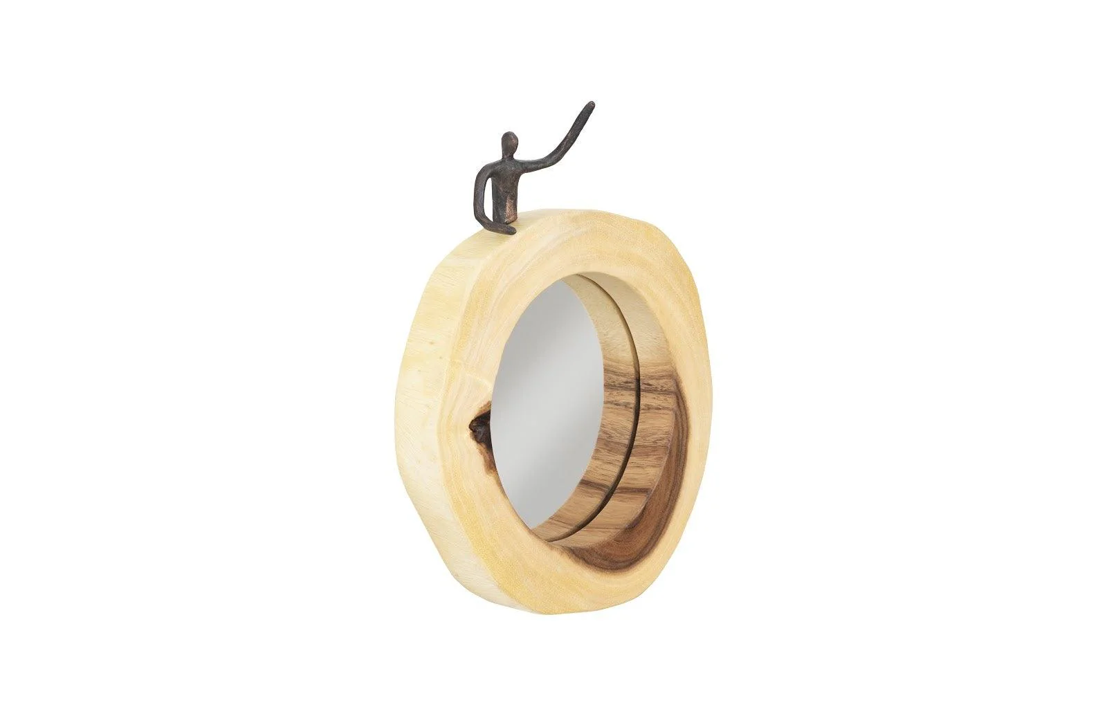 Atlas Cross Cut Mirror, Small, Half Man, Left - Remutear