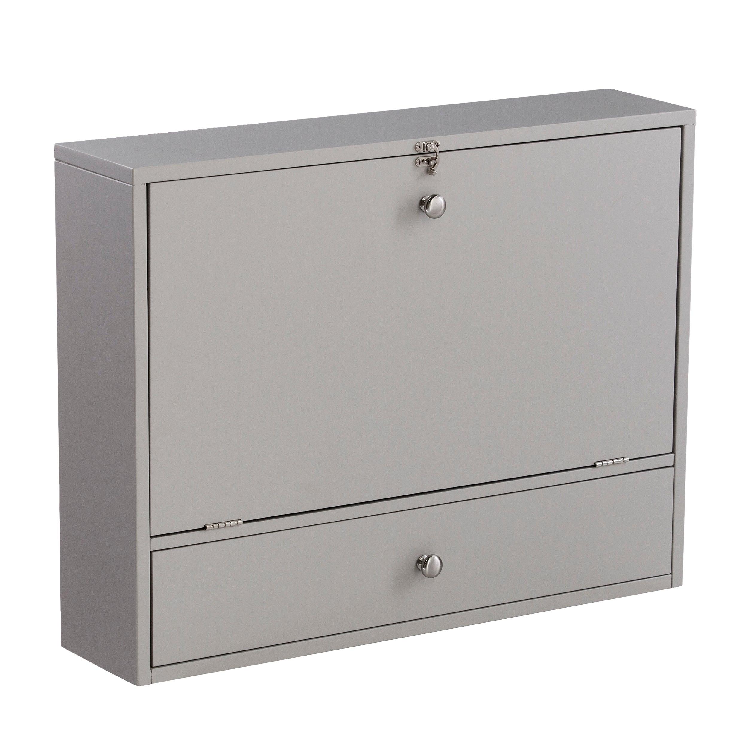 Benwick Wall Mount Laptop Desk - Universal Style- Gray - Remutear