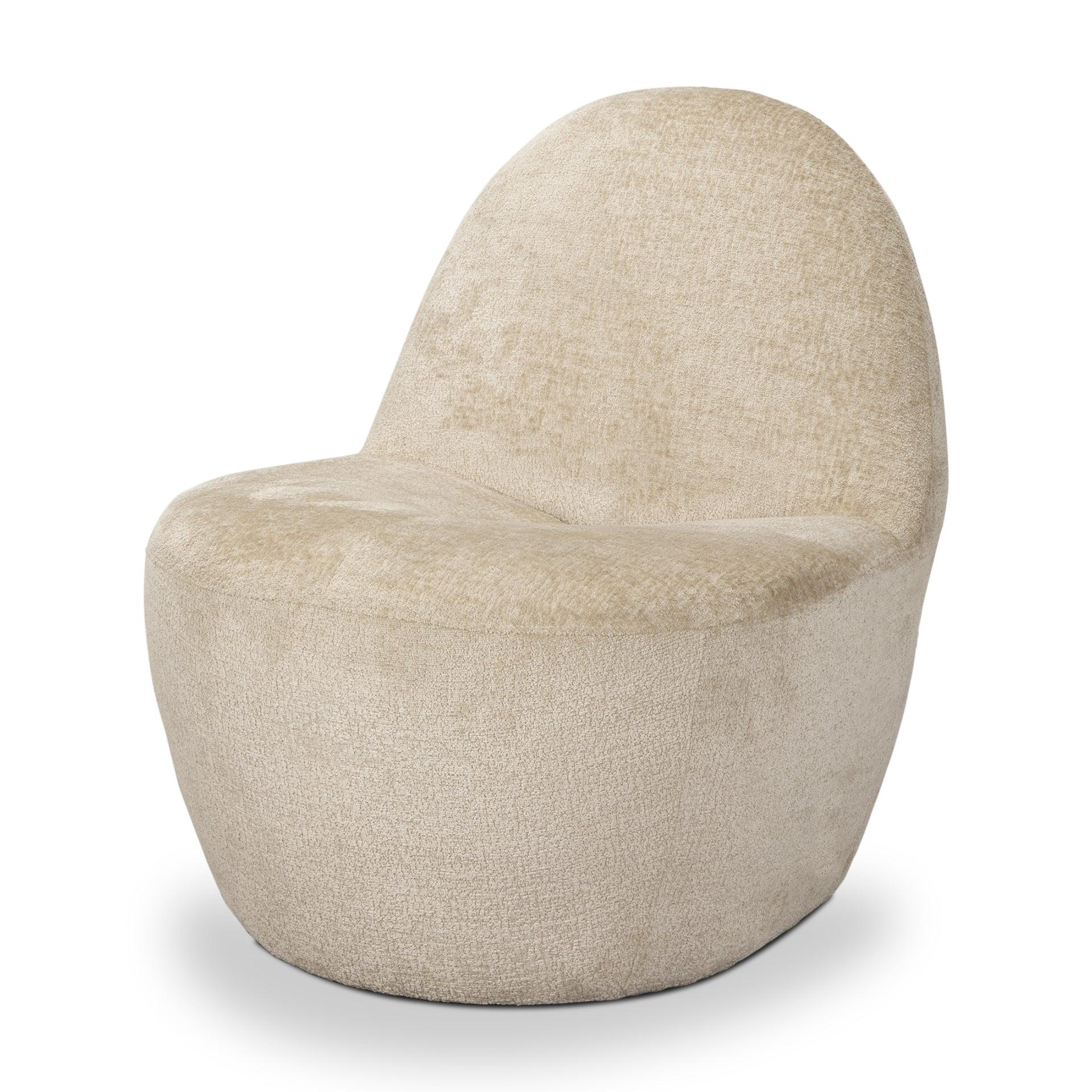 Beverly Beige Chenille Accent Chair - Remutear