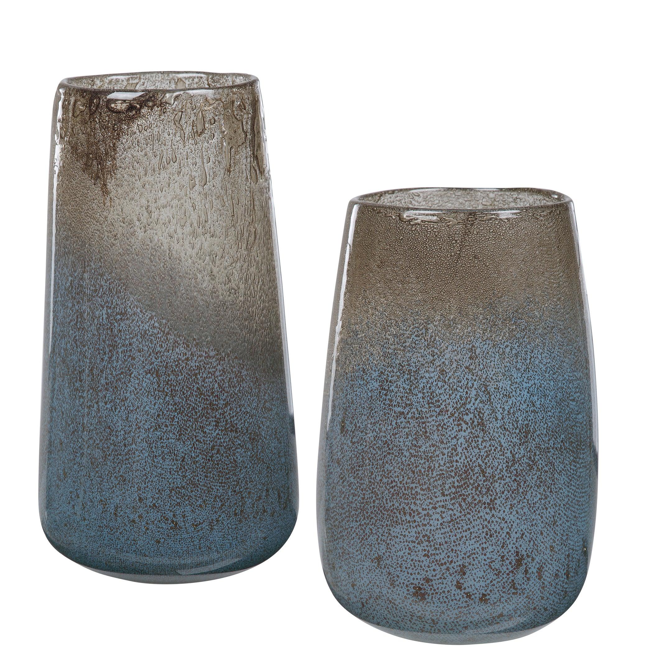 IONE SEEDED GLASS VASES, SET OF 2 - Remutear