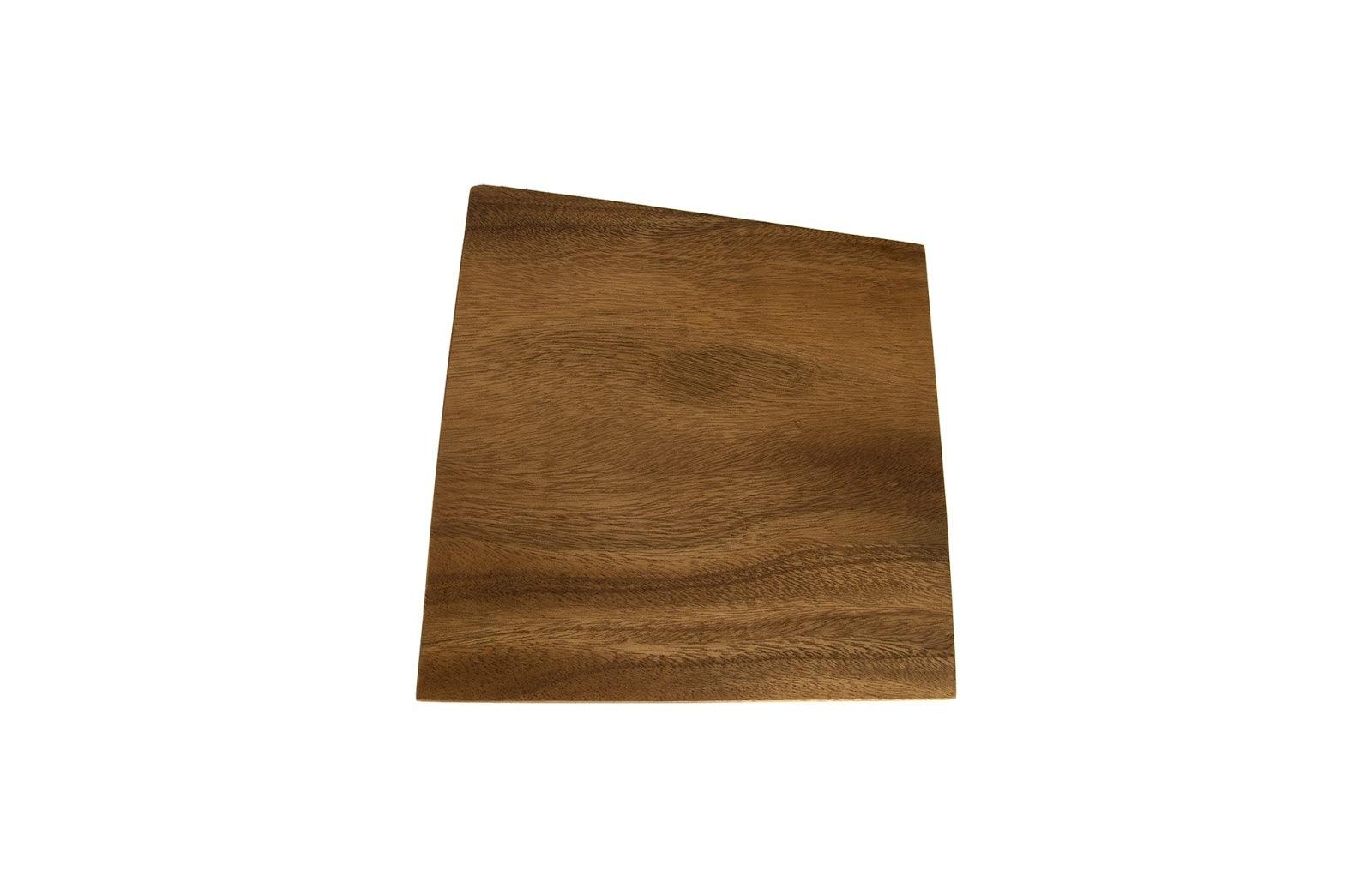 Crumpled Oil Drum Pedestal, Wood Top - Remutear