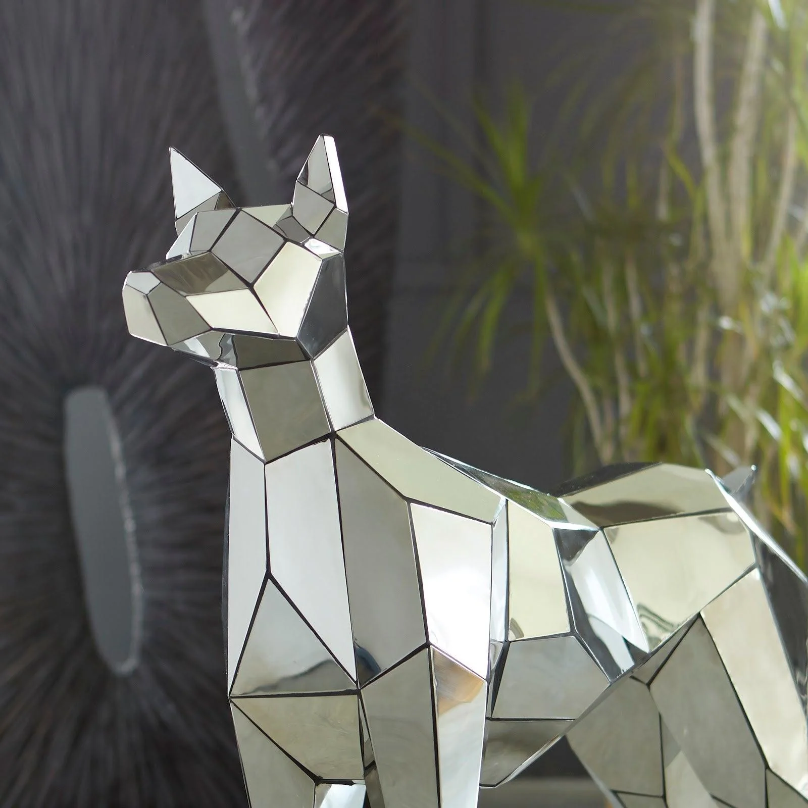 Crazy Cut Dog, Stainless Steel, Silver - Remutear