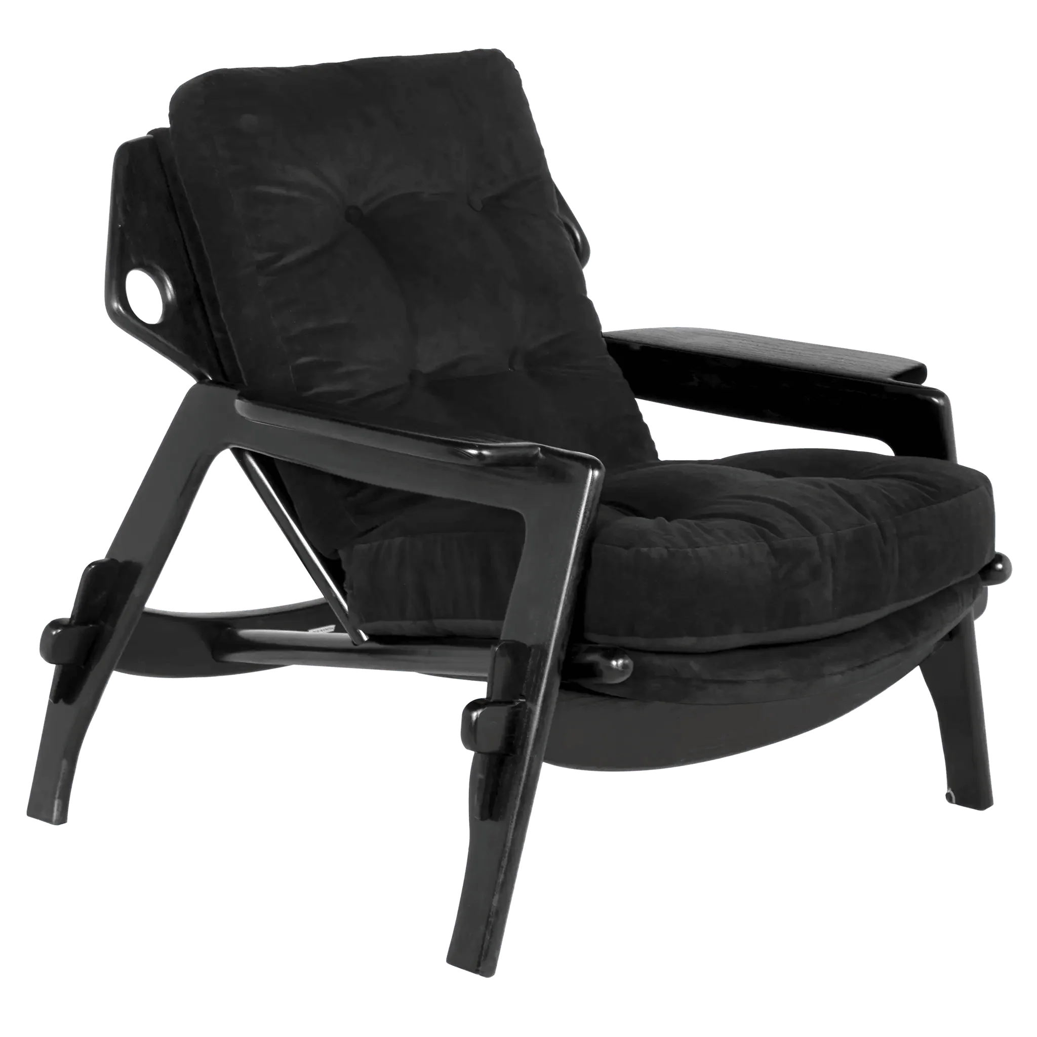 Pax Chair with cFc Performance Velvet Upholstery - Remutear