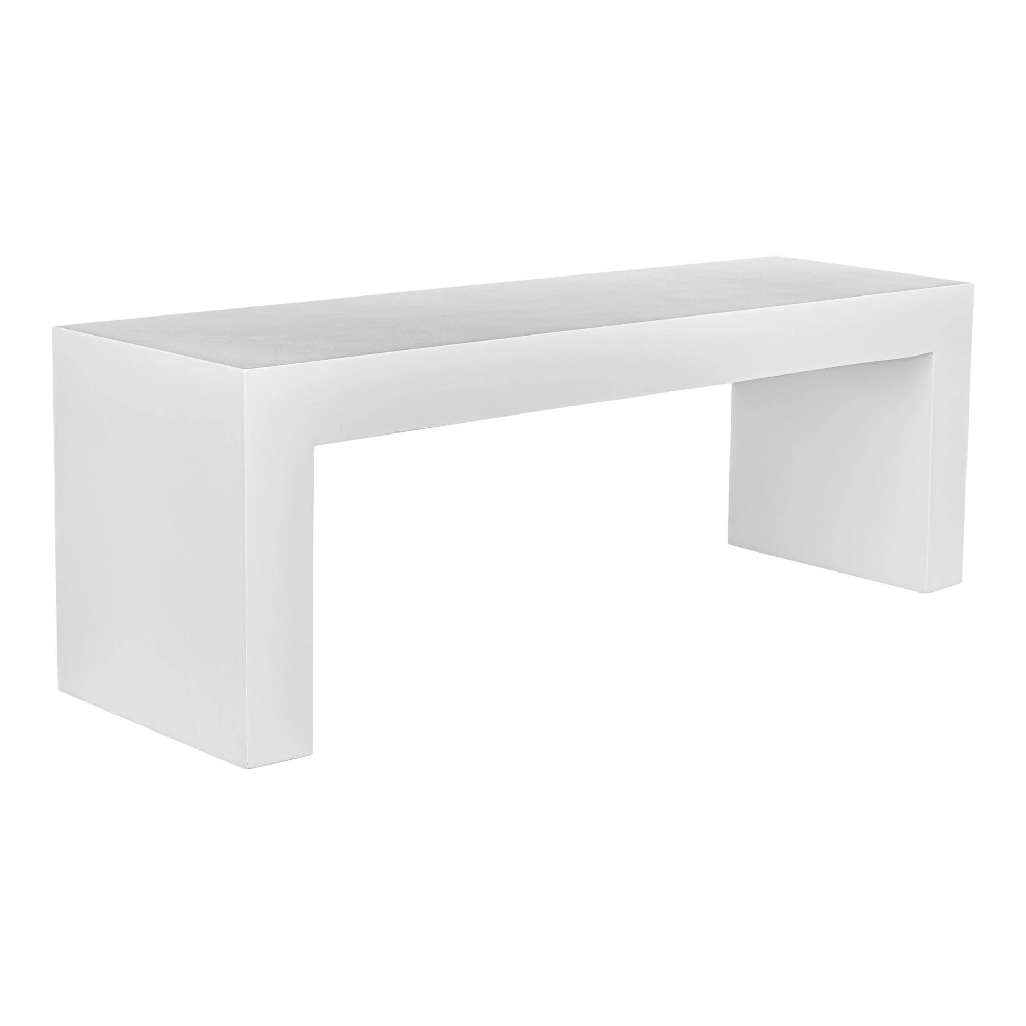 Lazarus Outdoor Bench White - Remutear