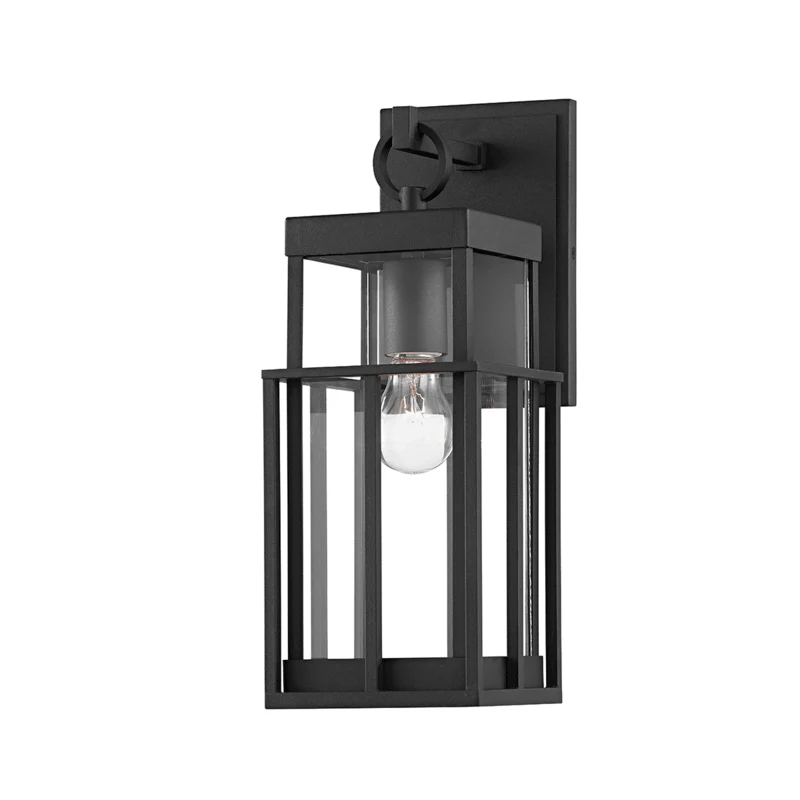 LONGPORT 1 LIGHT SMALL EXTERIOR WALL SCONCE - Remutear