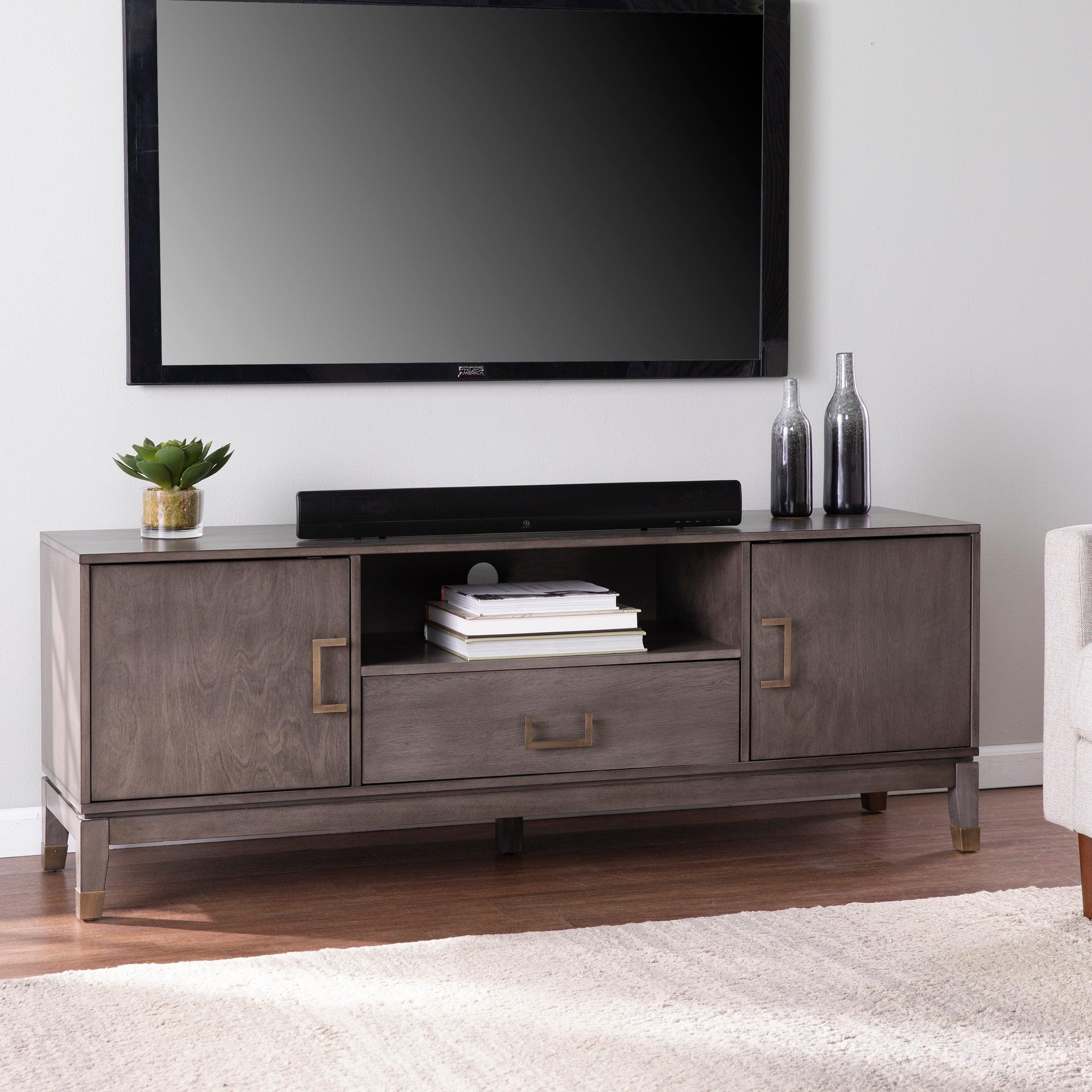Brenting Media Stand w/ Storage - Remutear