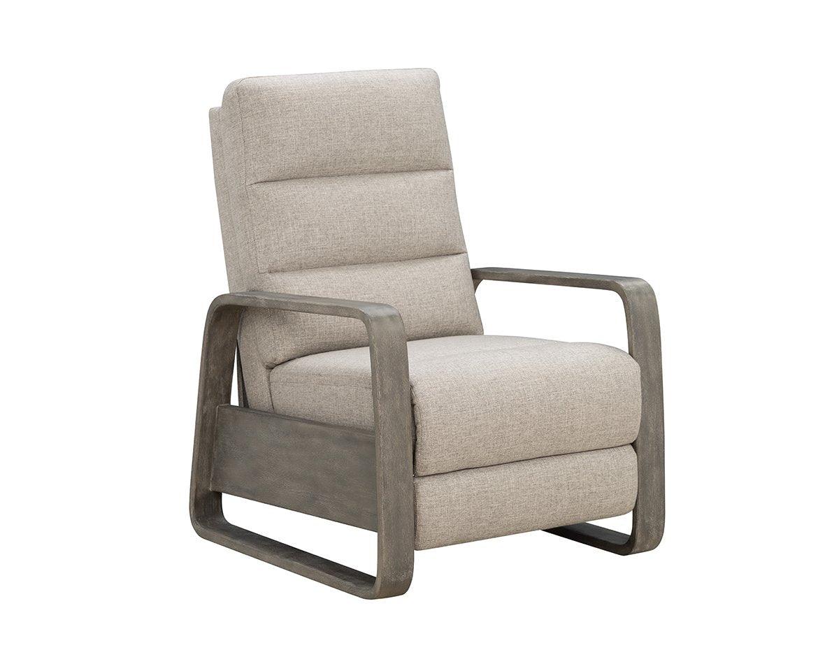 Zoey Push Thru The Arms Recliner - Remutear