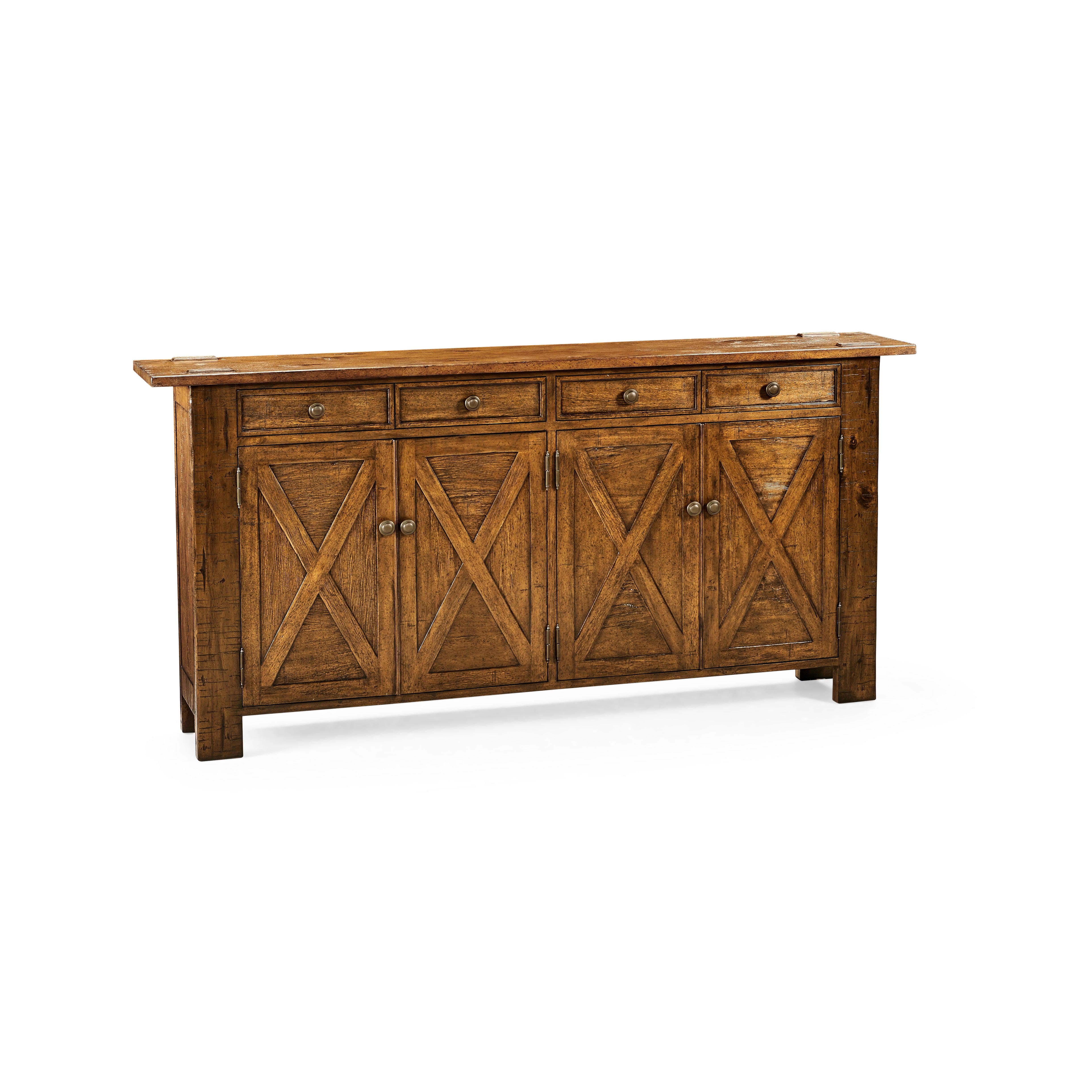 Casual Accents Country Walnut Credenza - Remutear