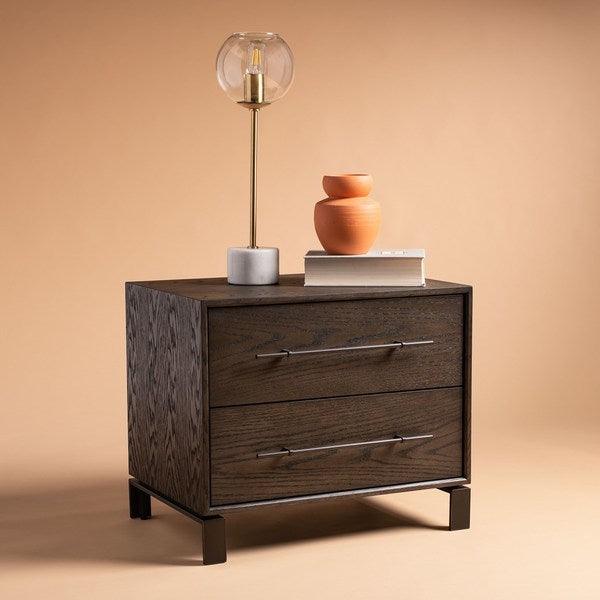 SIMMONS 2 DRAWER NIGHTSTAND - Remutear