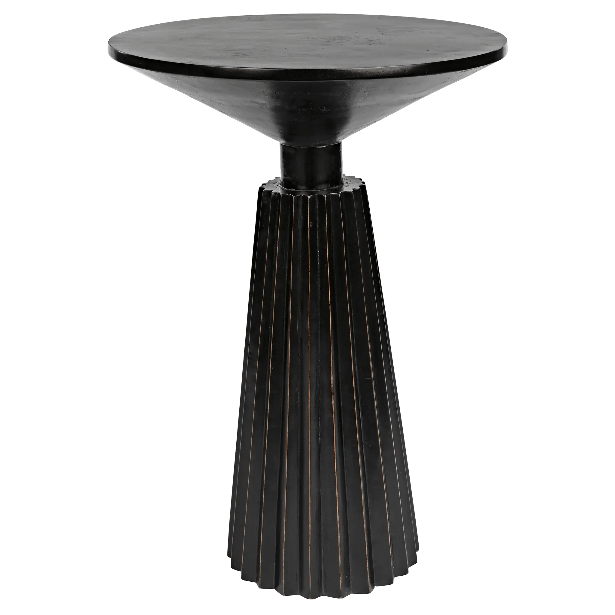 Orson Side Table, Hand Rubbed Black - Remutear