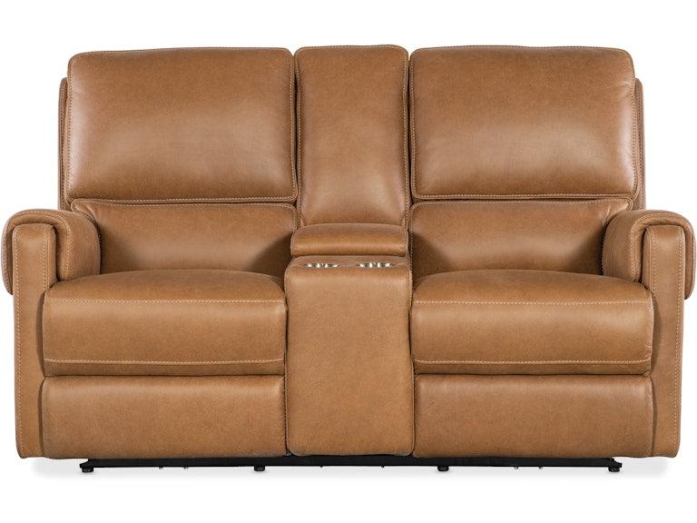 Somers Power Console Loveseat w/Power Headrest - Remutear