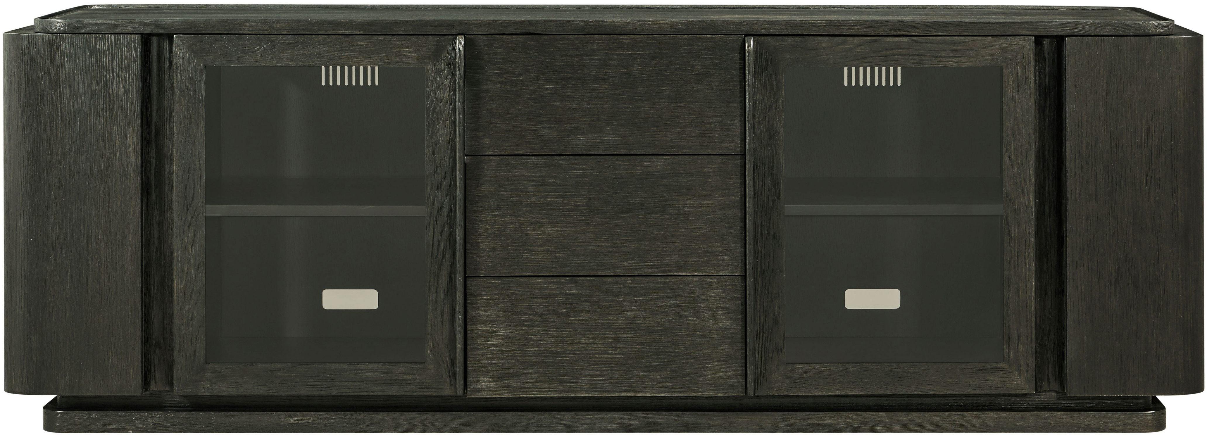 Repose Glass Door Media Console - Remutear
