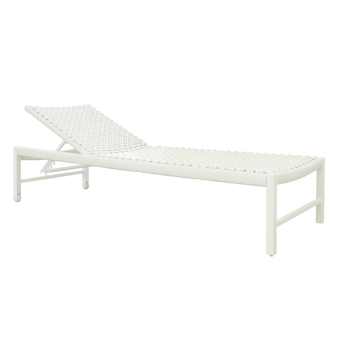 Catherine Adj. Chaise Lounge W/Wheels - Aluminum - Remutear