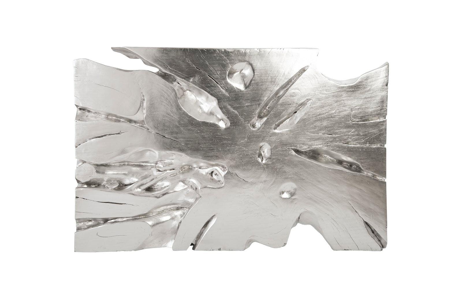 Freeform Wall Art, Large, Silver Leaf - Remutear