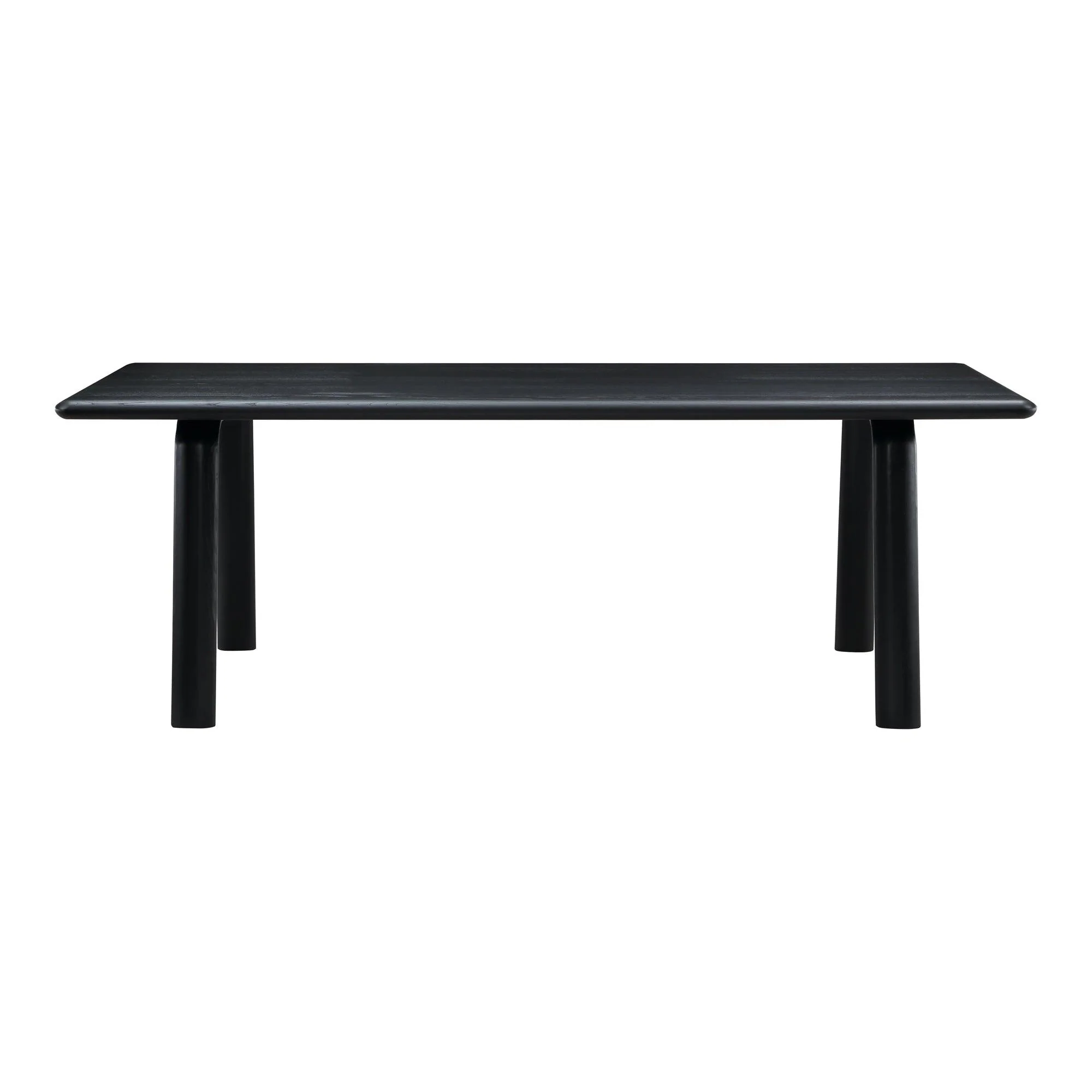 Malibu Dining Table Black Ash - Remutear