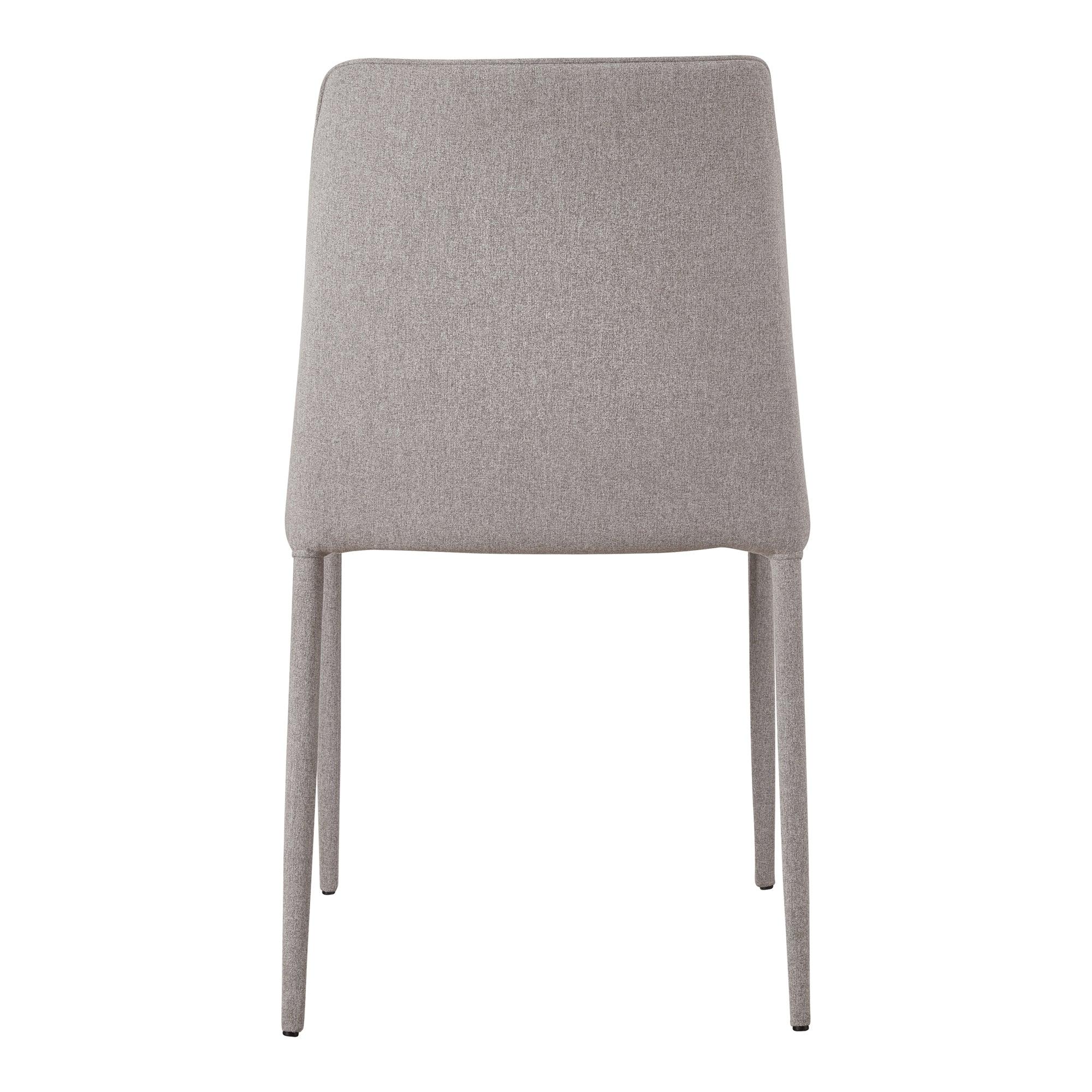 Nora Fabric Dining Chair Light Grey - Set Of Two - Remutear