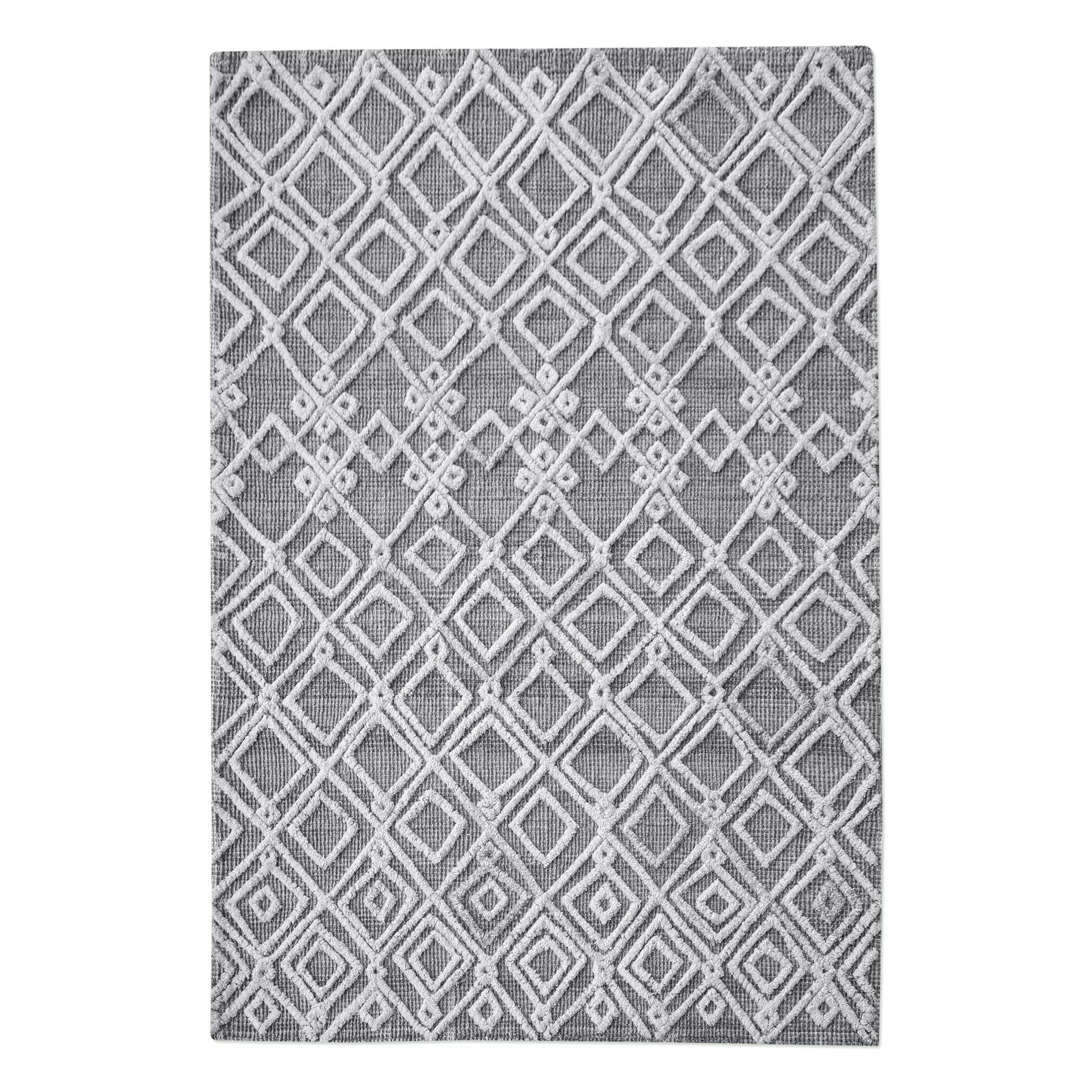 Sieano Gray-Ivory 5 X 8 Rug - Remutear