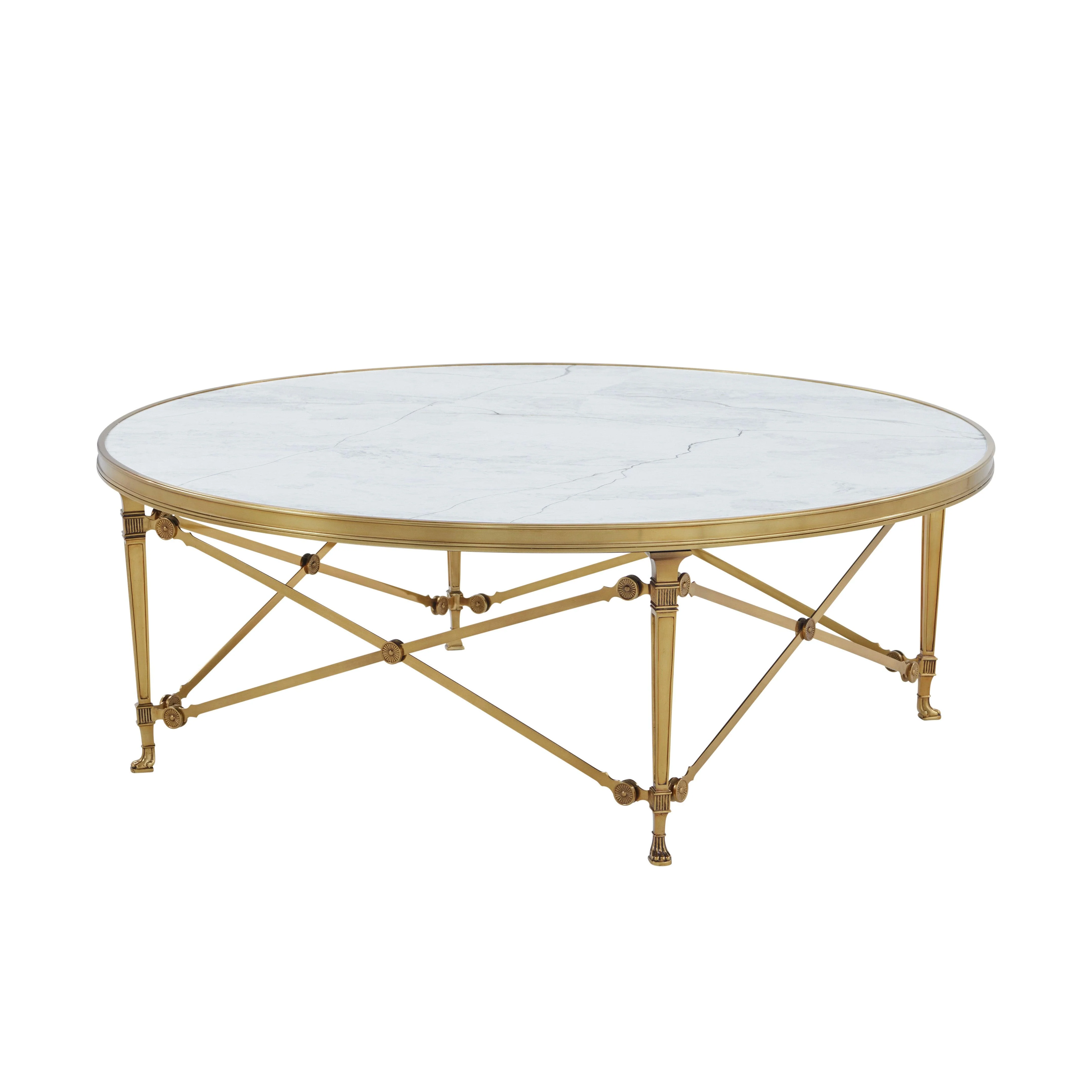 Spencer London Brass Cocktail Table - Remutear