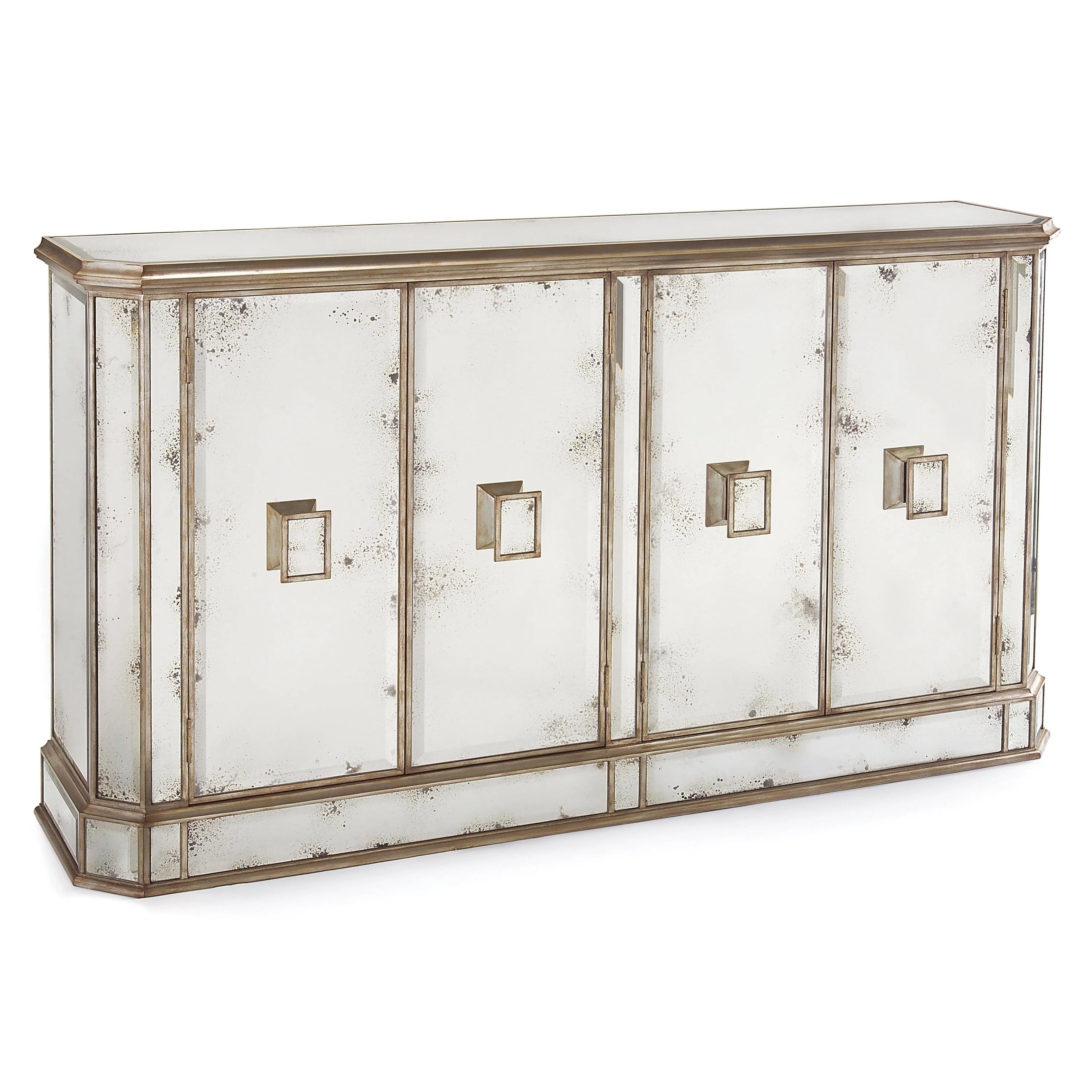 Juno Foxed Mirror Credenza - Remutear