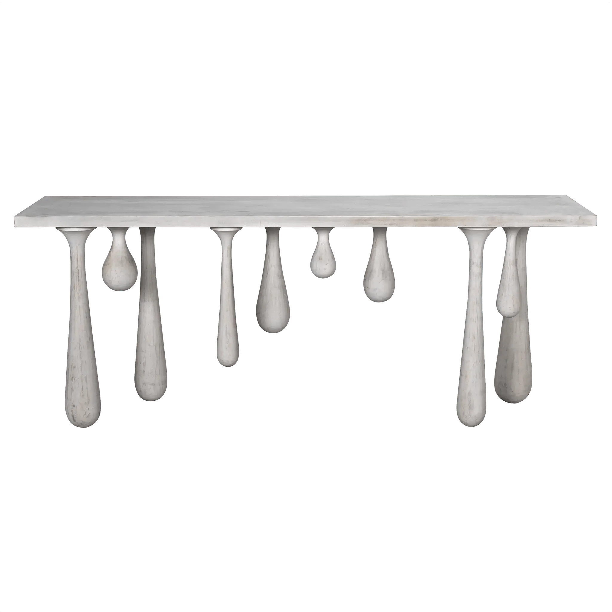 Drop Console, White Wash - Remutear