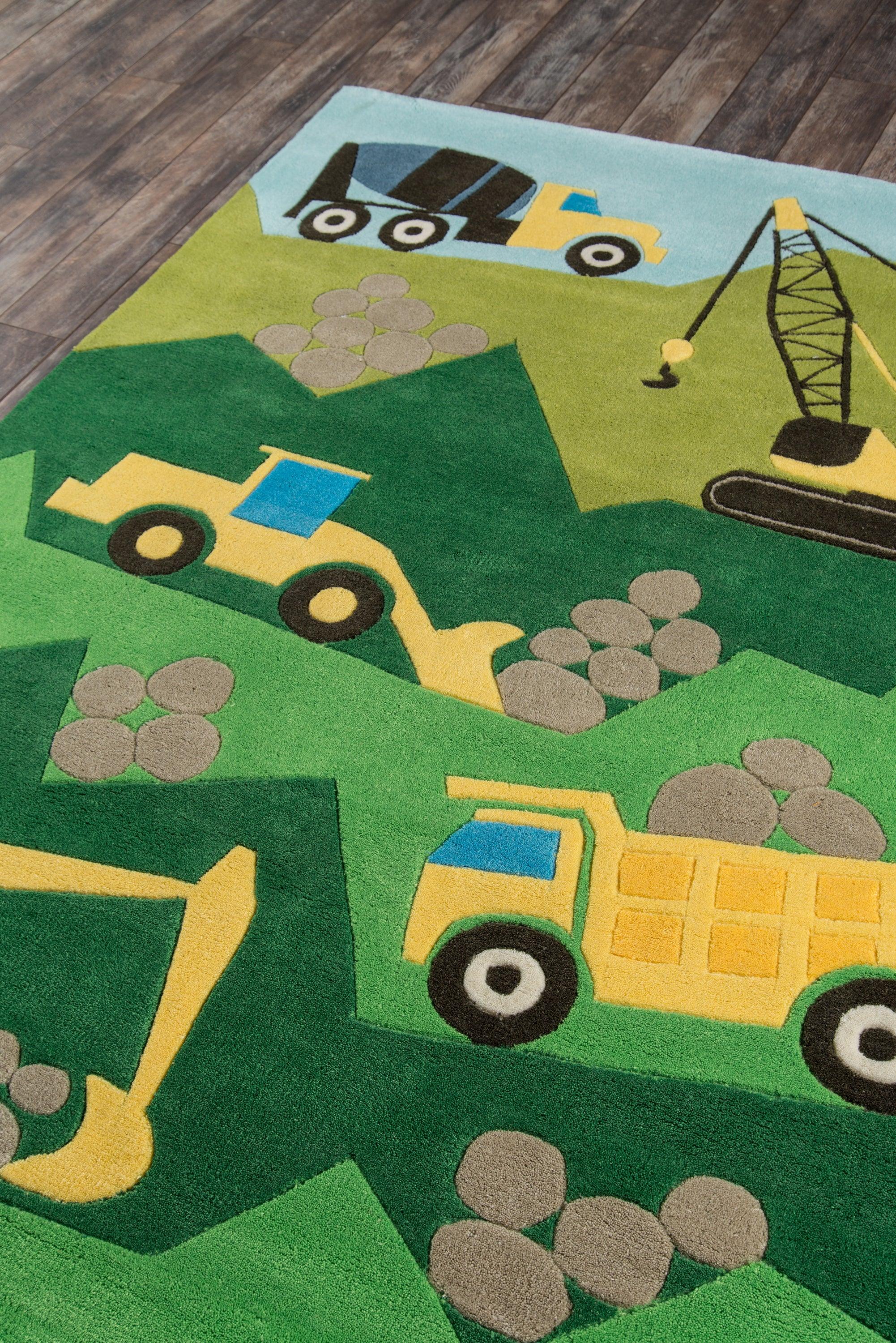 Lil Mo Whimsy Construction 24 Rug - Remutear