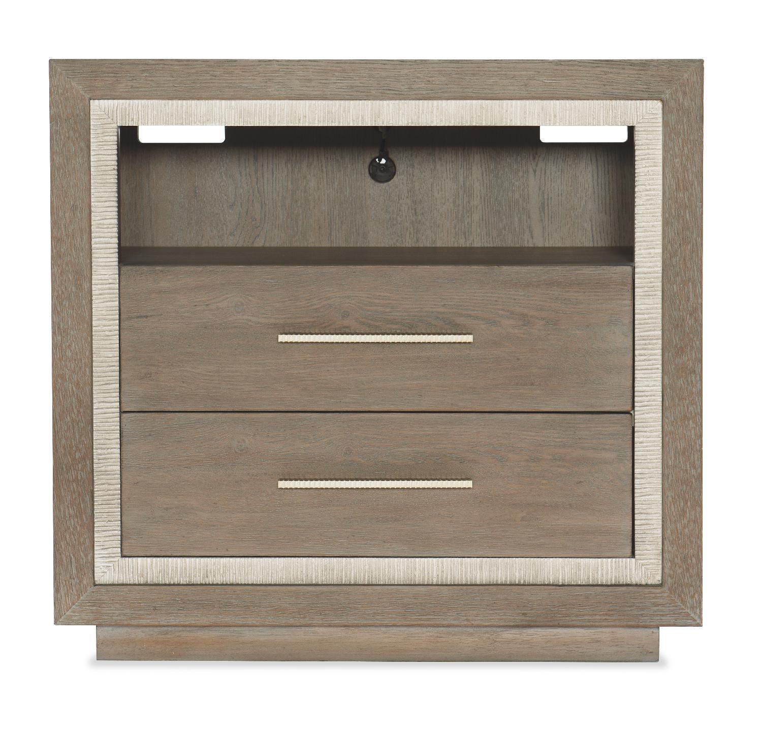 Serenity Balboa Two Drawer Nightstand - Remutear