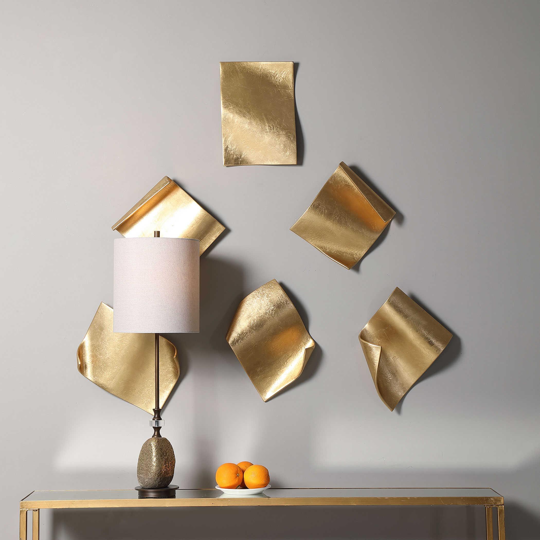 FLUTTERING PAGES WALL DECOR, SET OF 6 - Remutear
