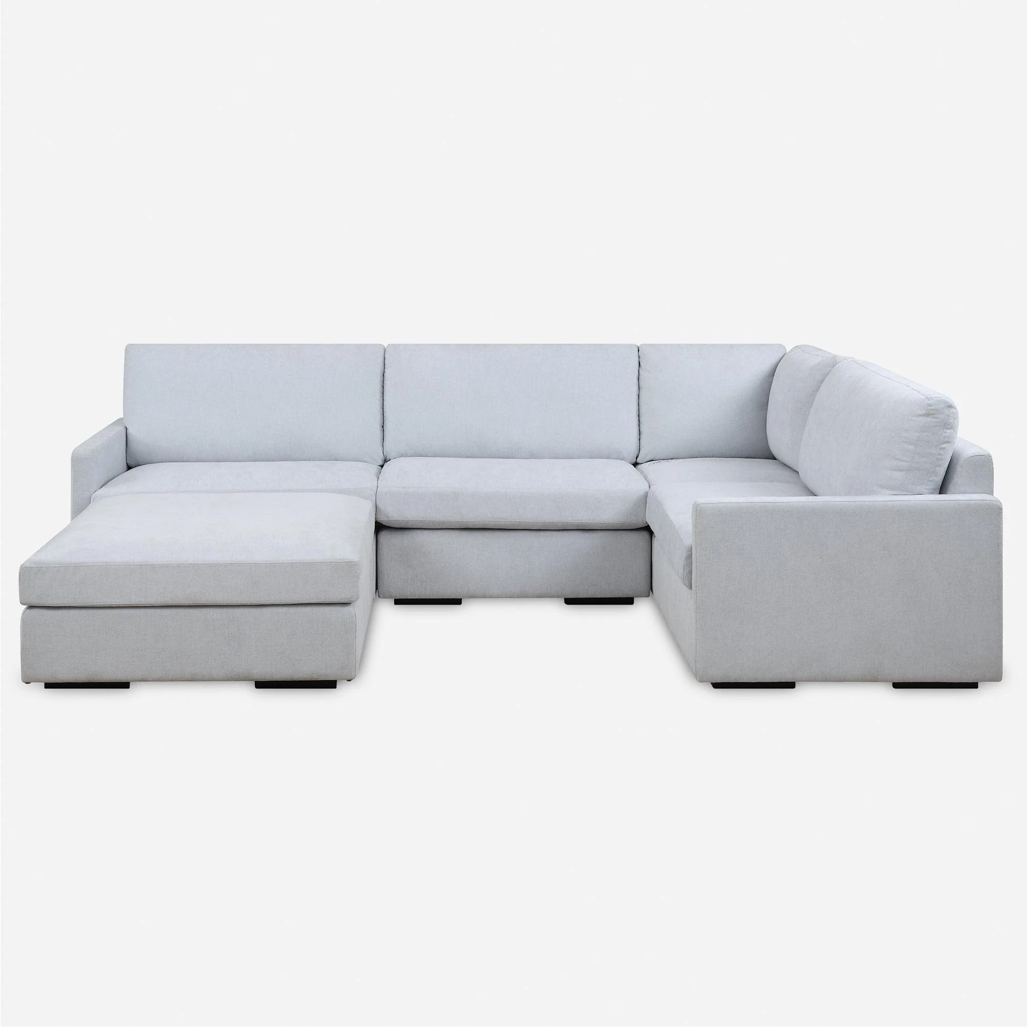 Refuge Armless Cloud Blue Sofa - Remutear